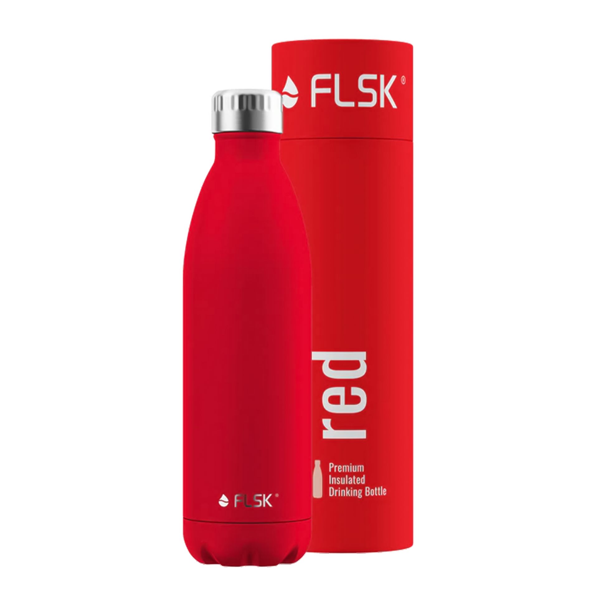 FLSK Trinkflasche Rot 0,75 l