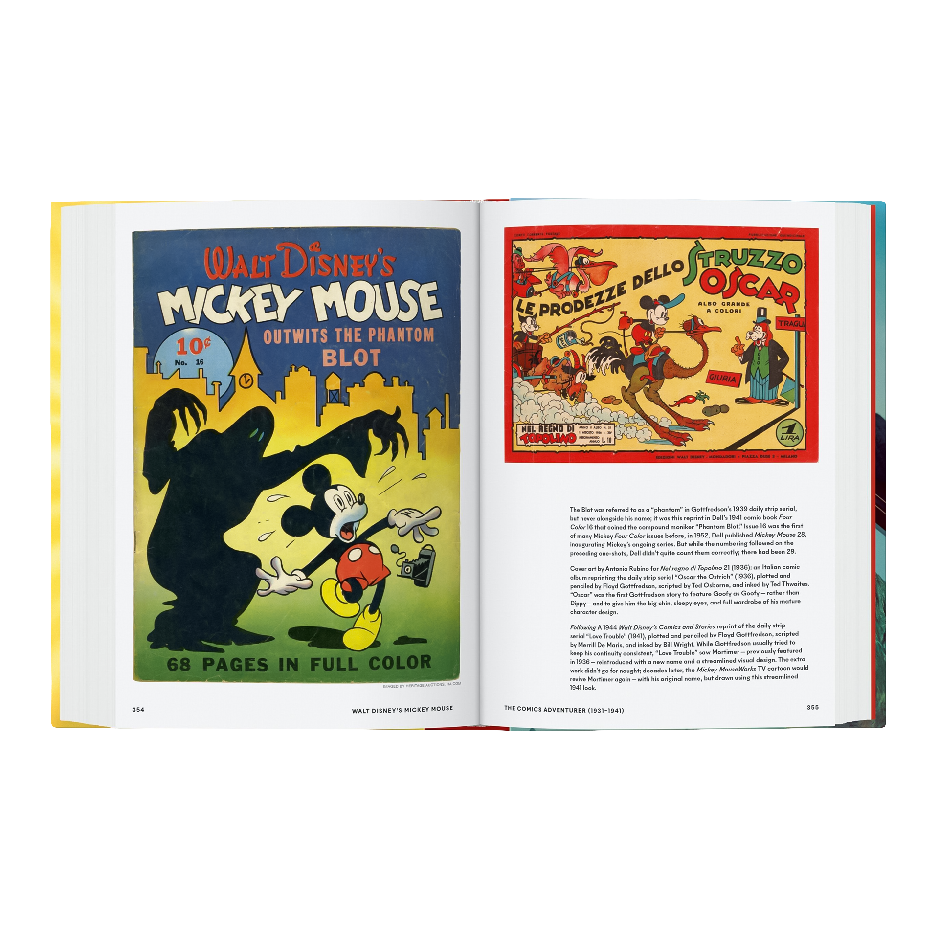 Coffee Table Book Walt Disneys Mickey Mouse. The Ultimative Chronicle, comic, mickey mouse, poster, bunt, zeitungspapier