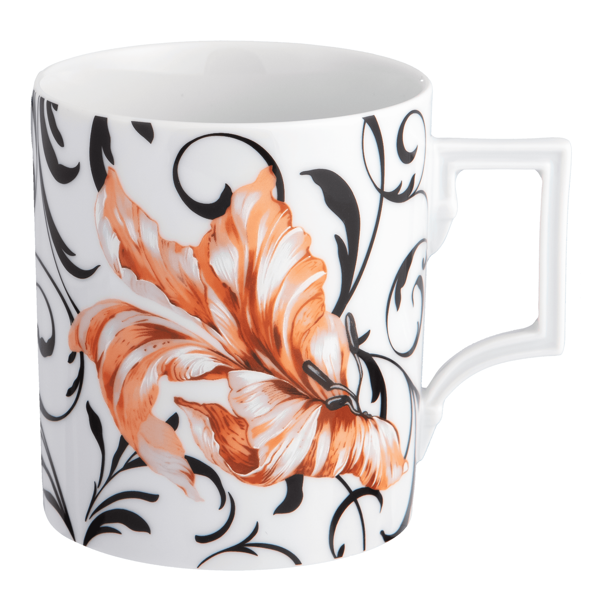 Meissen Henkelbecher Flower Ornament