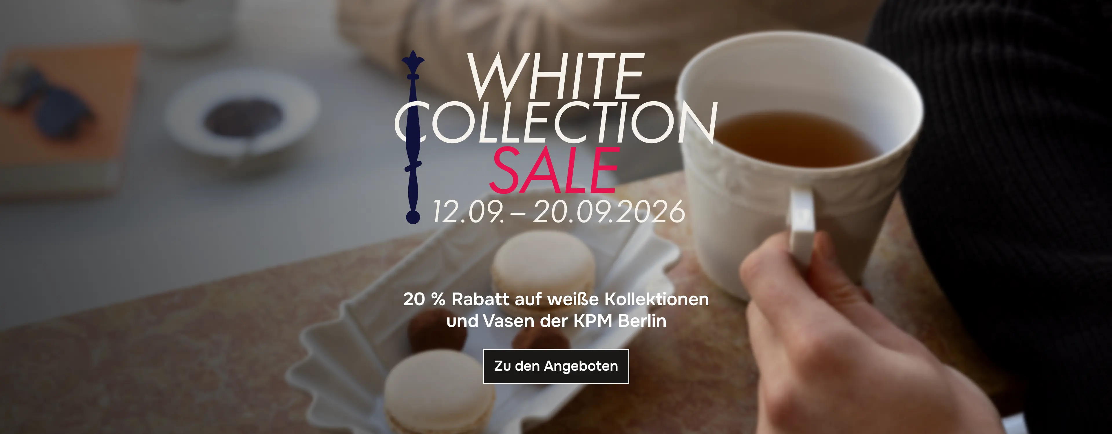 KPM Berlin White Collection Sale 2026 jetzt auch bei LIVOSY!