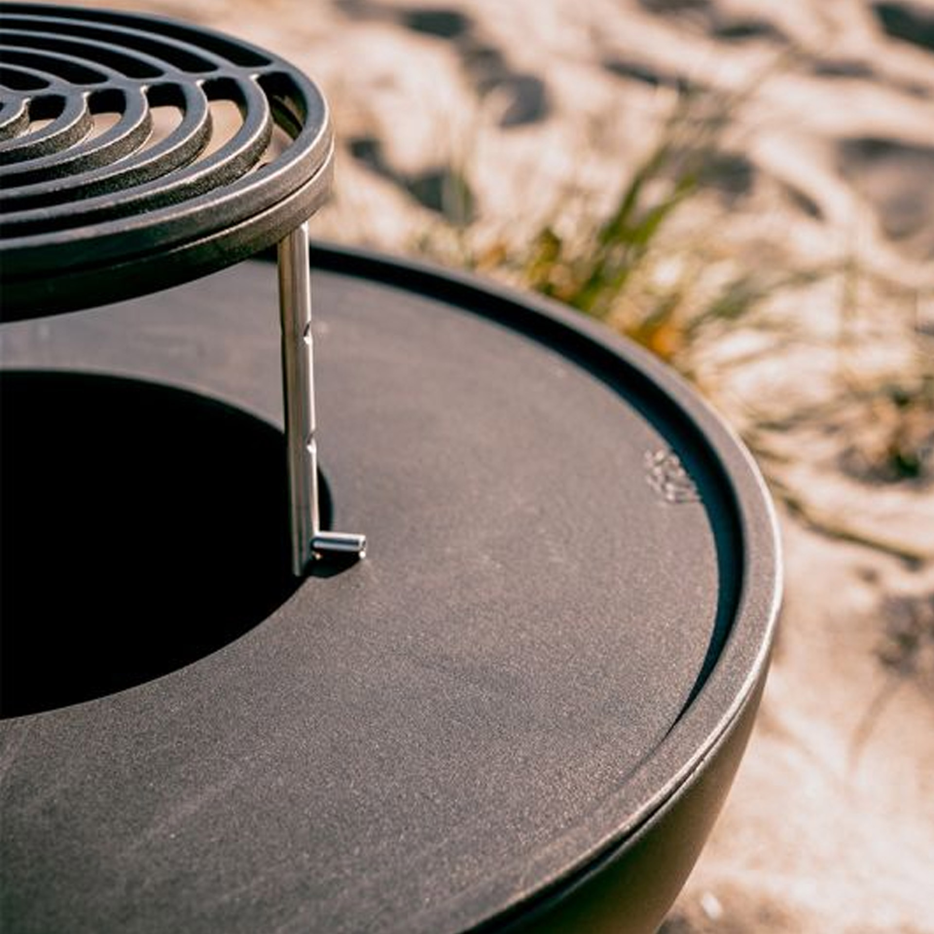 Sear Grate 57, Grilltopf, Ascheschublade, Rund, Stahl, Grillsloten