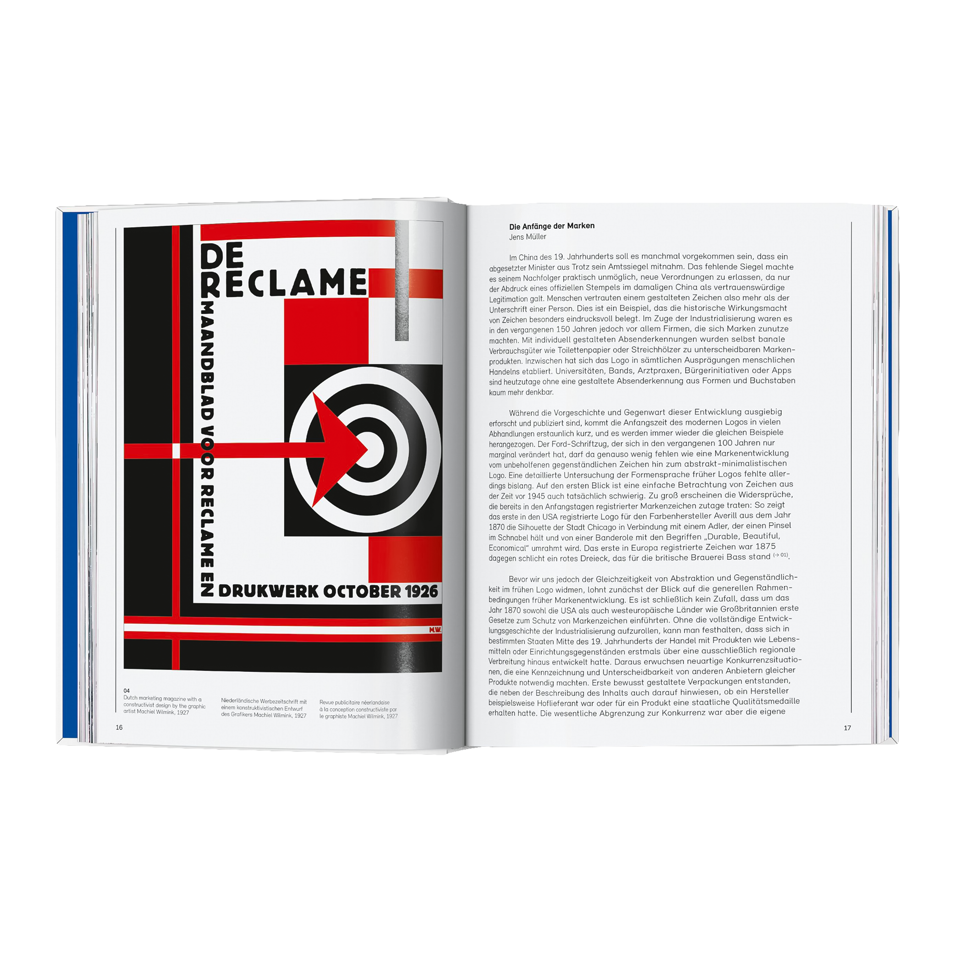 Coffee Table Book Logo Beginnings. Logo Modernism, grafikdesign, druckwerk, roter_pfeil, kunstwerk, layout