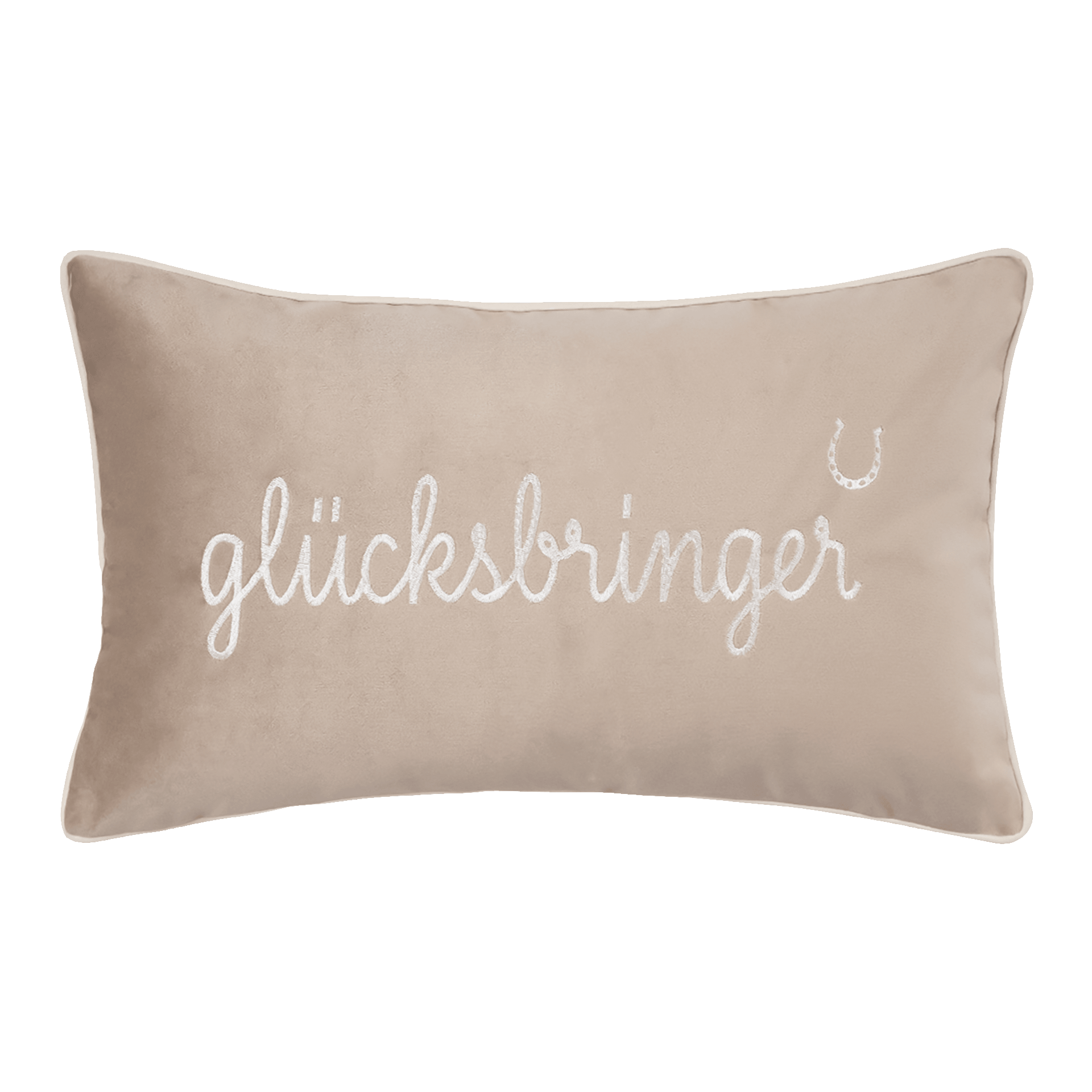 pad LETTERS Kissenbezug glücksbringer