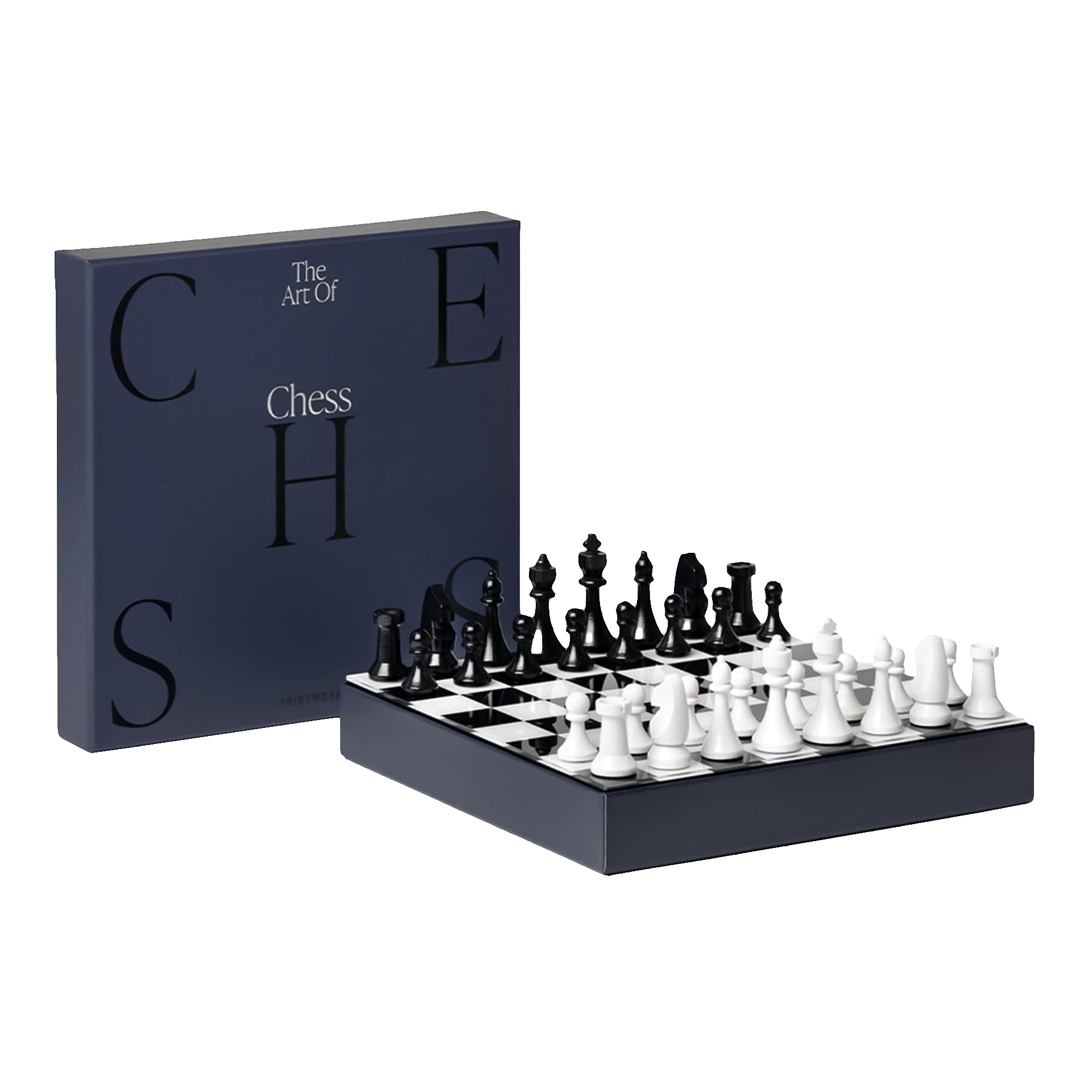 PRINTWORKS Classic Chess Schwarz