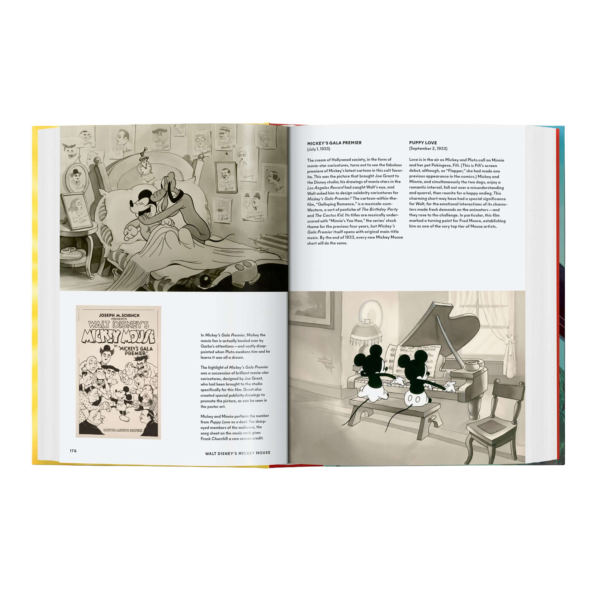 Coffee Table Book Walt Disneys Mickey Mouse. The Ultimative Chronicle, Comic, Mickey Maus, Klavier, Album, Schwarzweiß