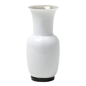 Venini Opalino Vase Weiß