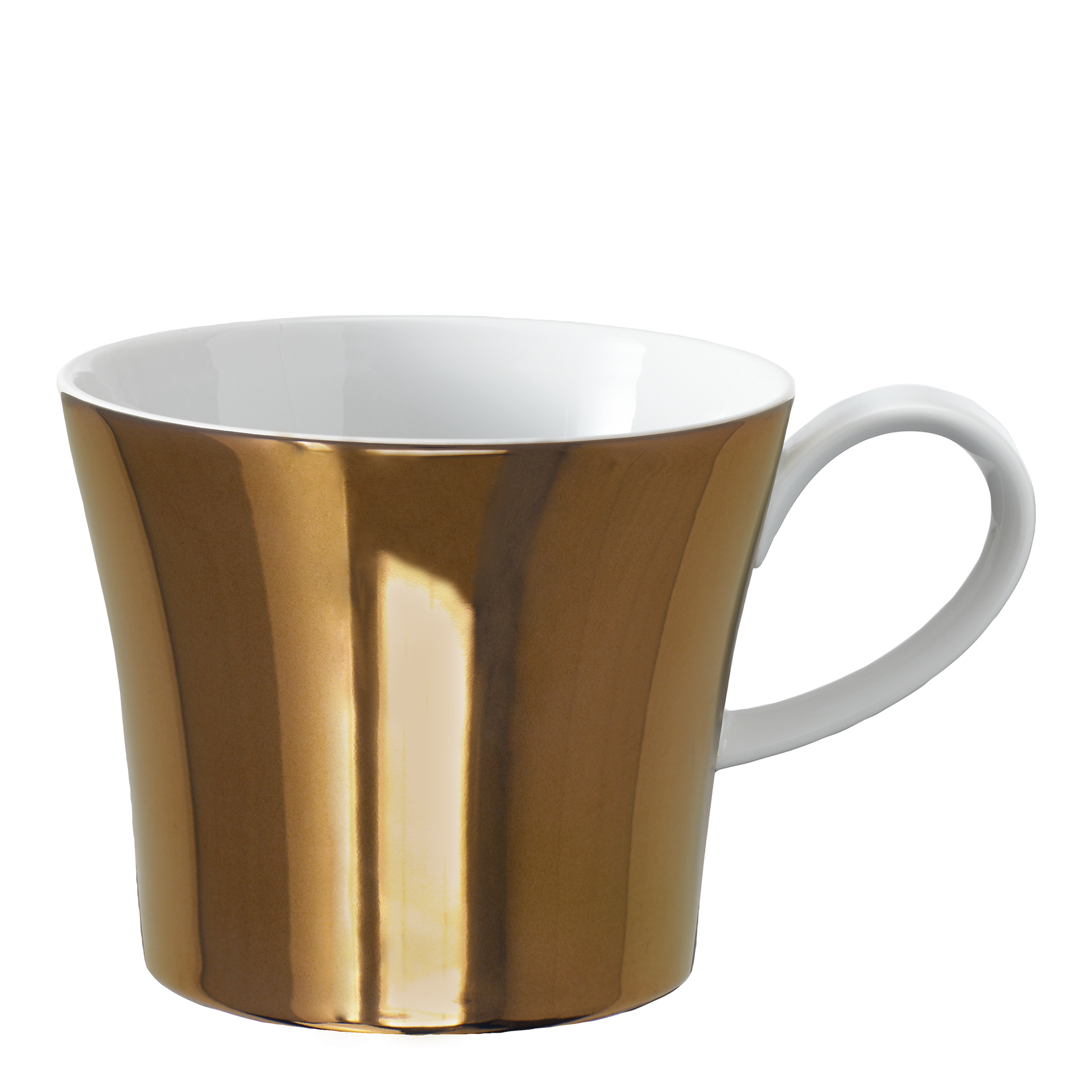 KPM Berlin, COLORS of BERLIN, Breakfast Cup Zehlendorf 0.30 l, Tasse, Mug, Gold, Keramik, Becher