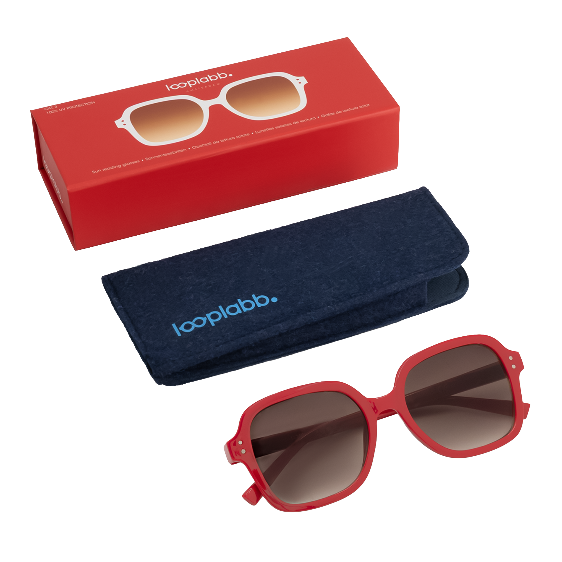 Looplabb Sonnenbrille COLLETTE SUN Red Velvet