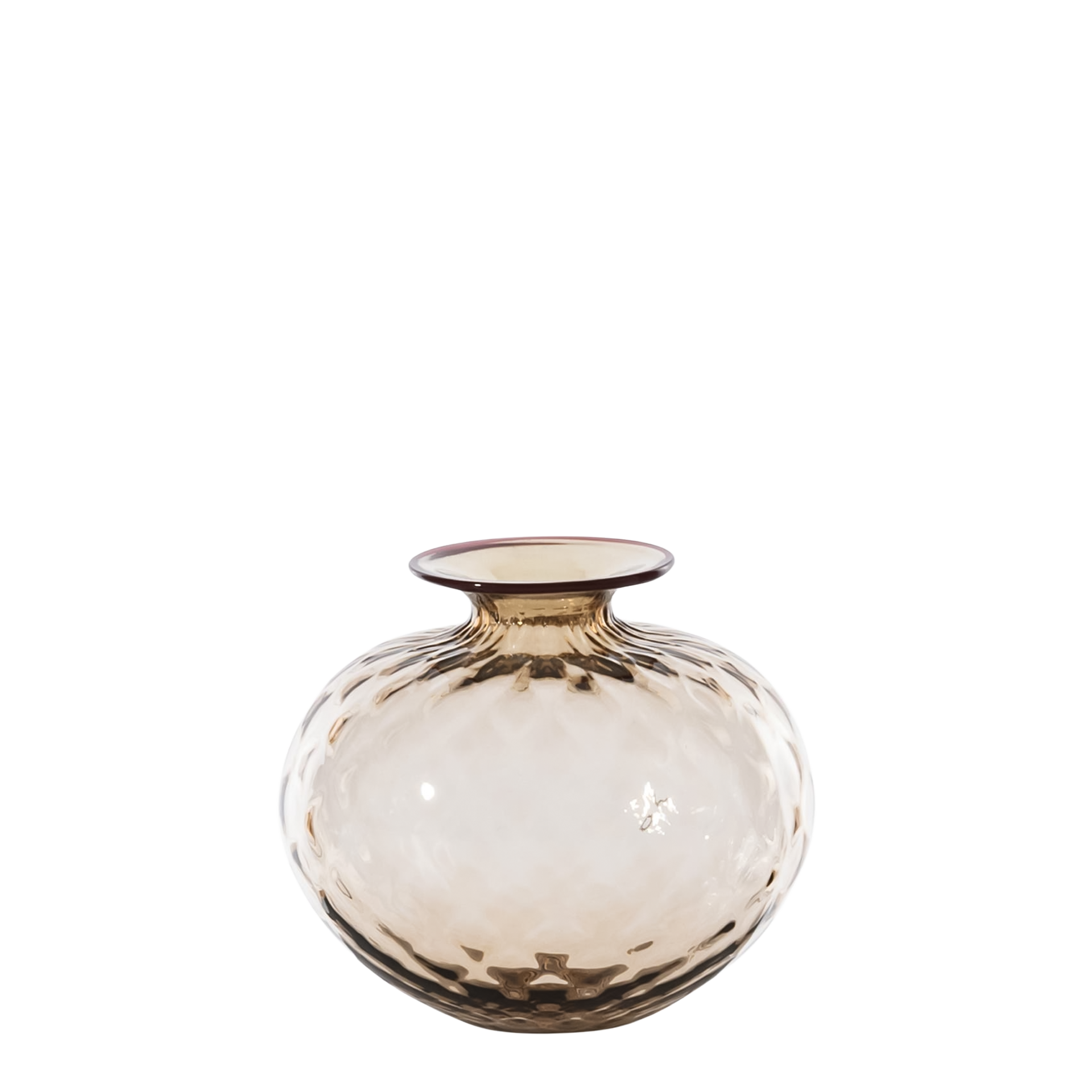 Vase Moka 12.5 cm, Glasvase, Vase, Rund, Kristallglas, Transparenz