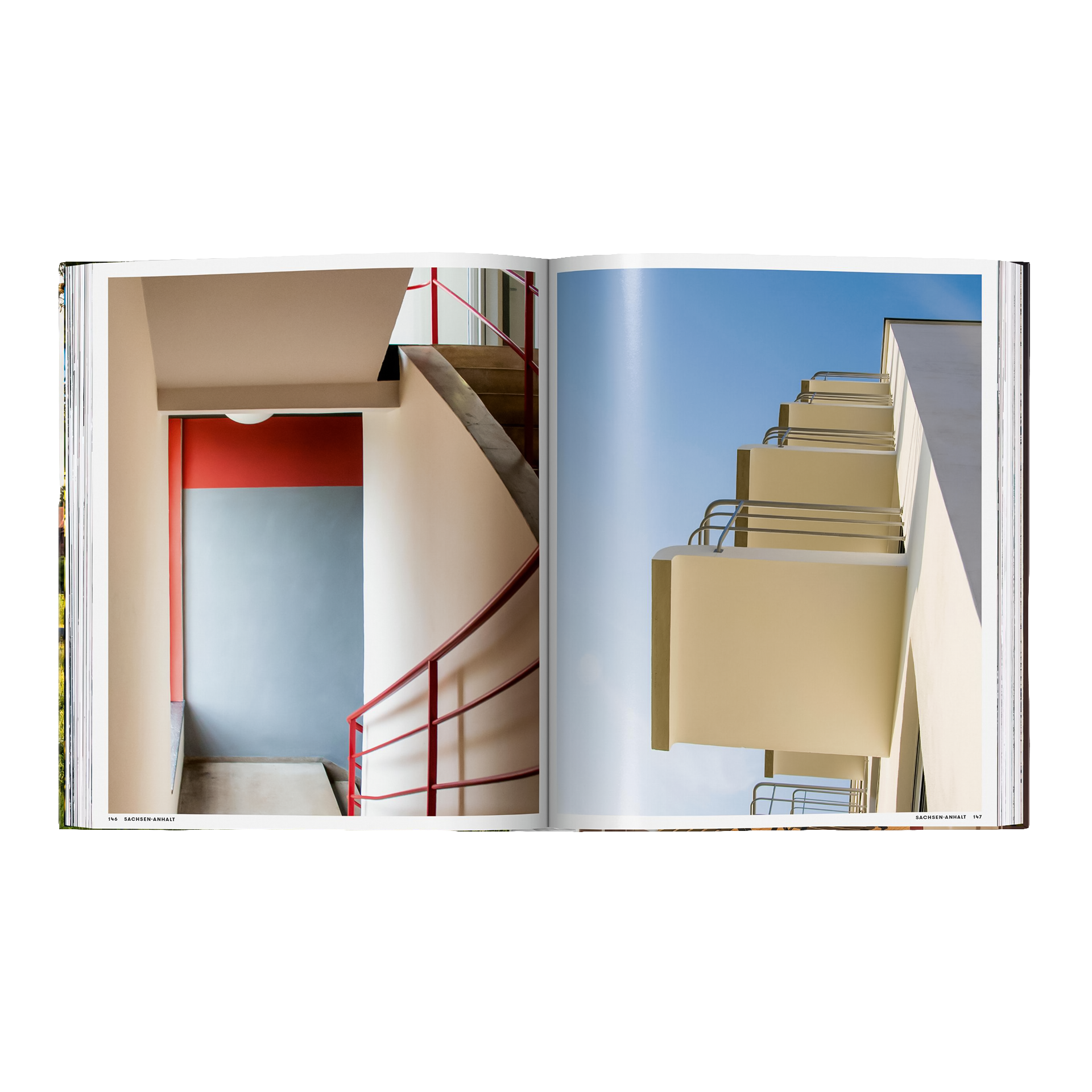 Coffee Table Book Great Escapes Germany, Treppenhaus, Balkon, Architektur, Farbfelder, Foto-Band