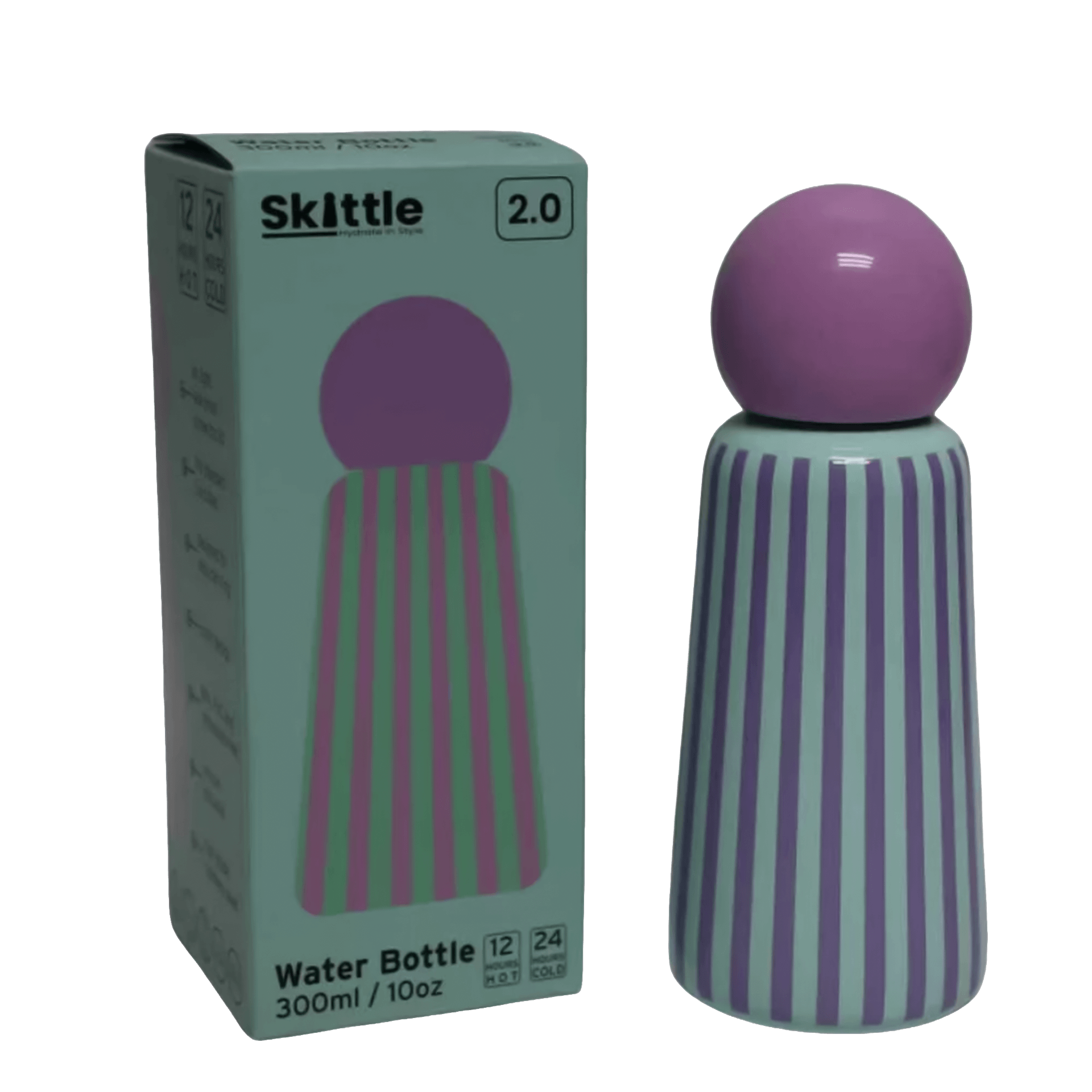 Lund Design House Skittle Trinkflasche mint & Lilac