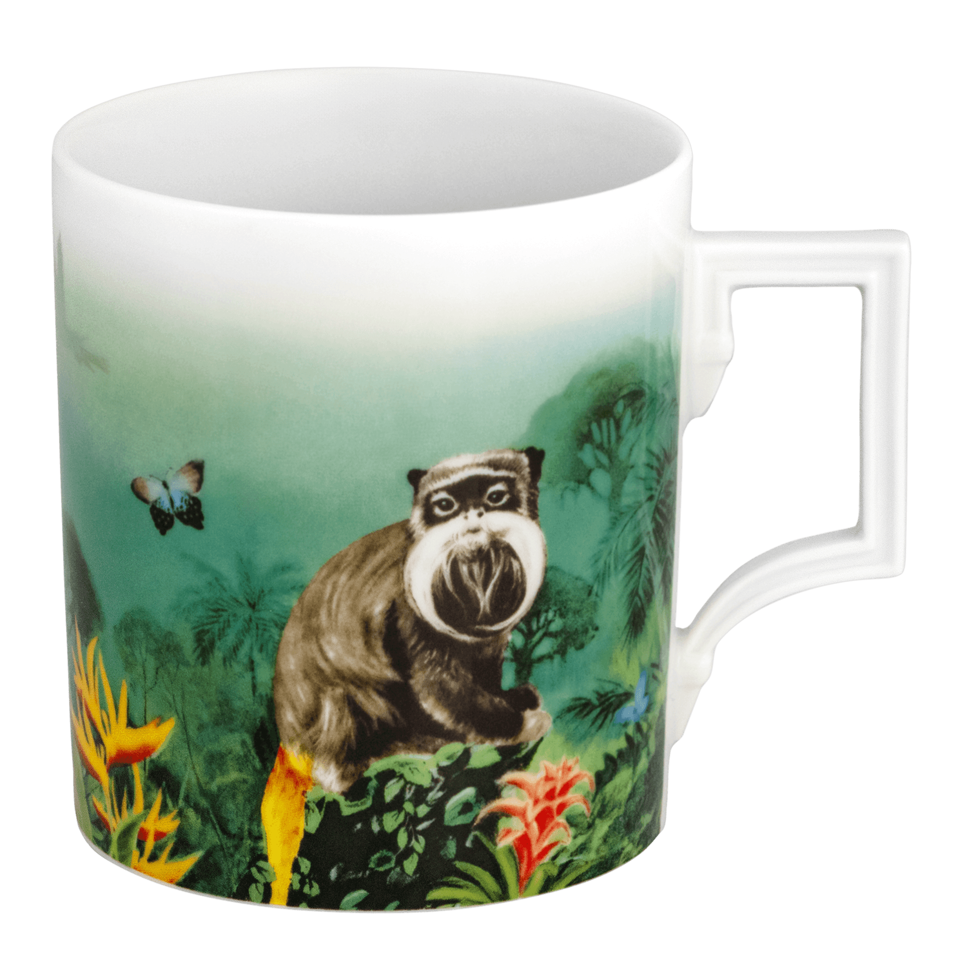 Meissen Amazonas Collection Henkelbecher Affe