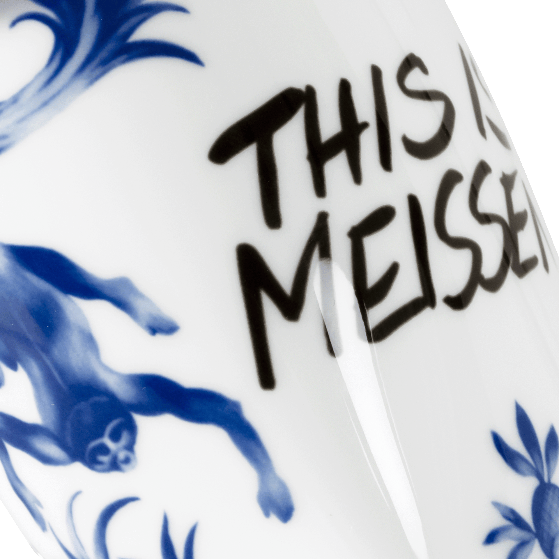 Meissen To-Go Becher Affe & Faultier