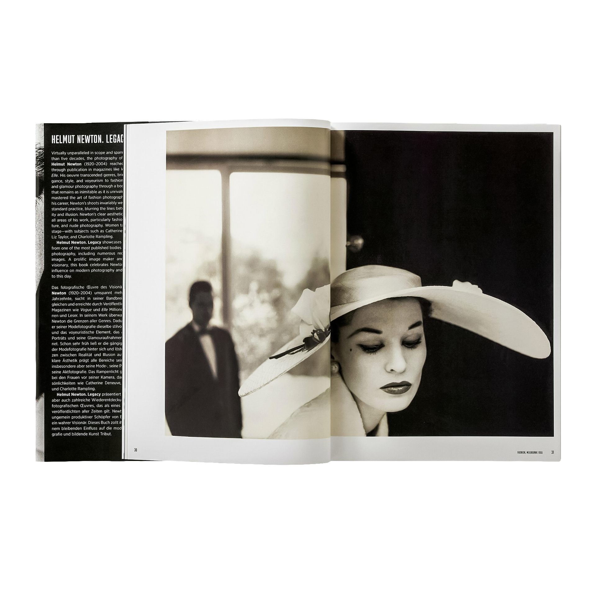 Coffee Table Book Helmut Newton. Legacy, buchmagazin, fotografie, schwarzweiß, portrait, hut
