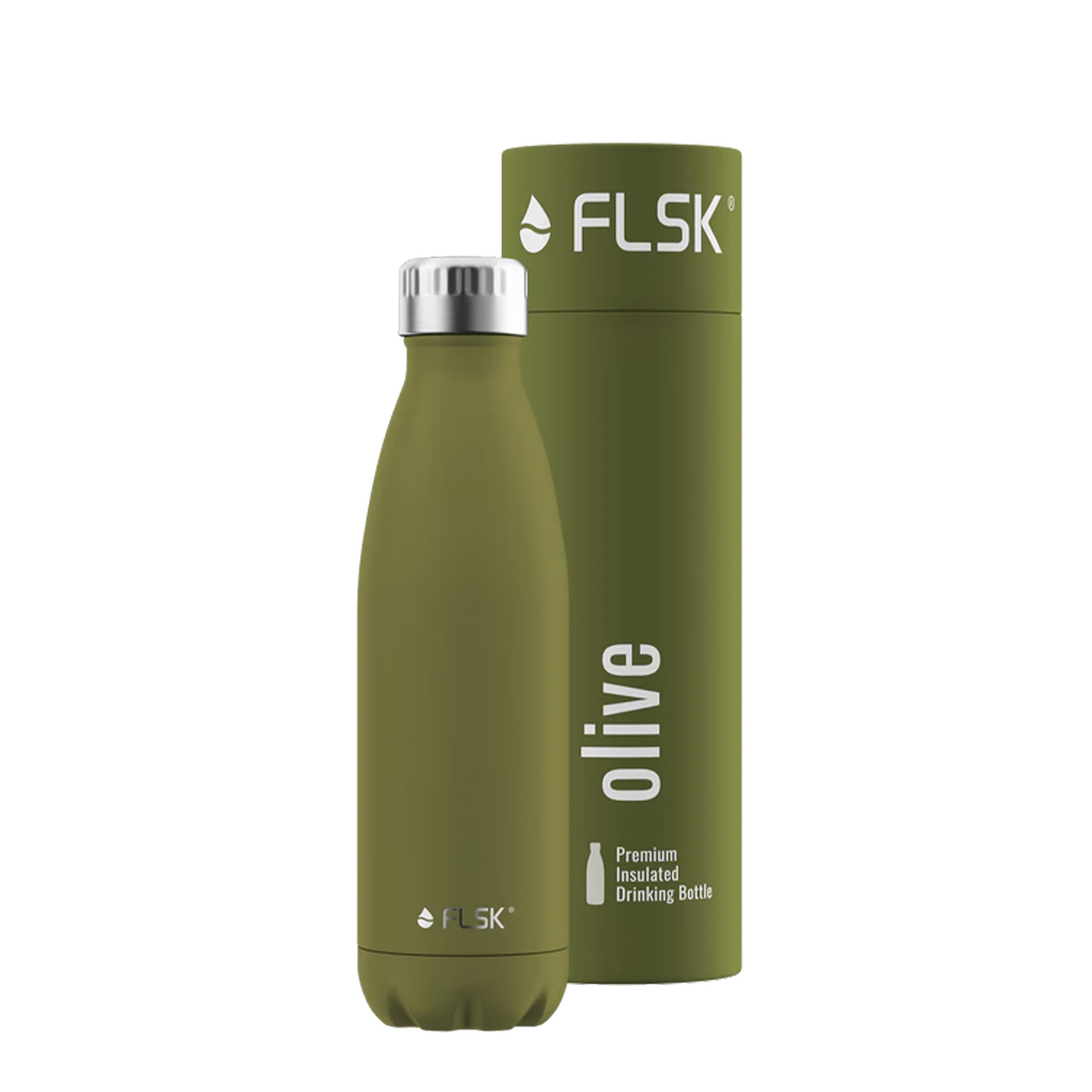 FLSK Trinkflasche Olive 0,50 l