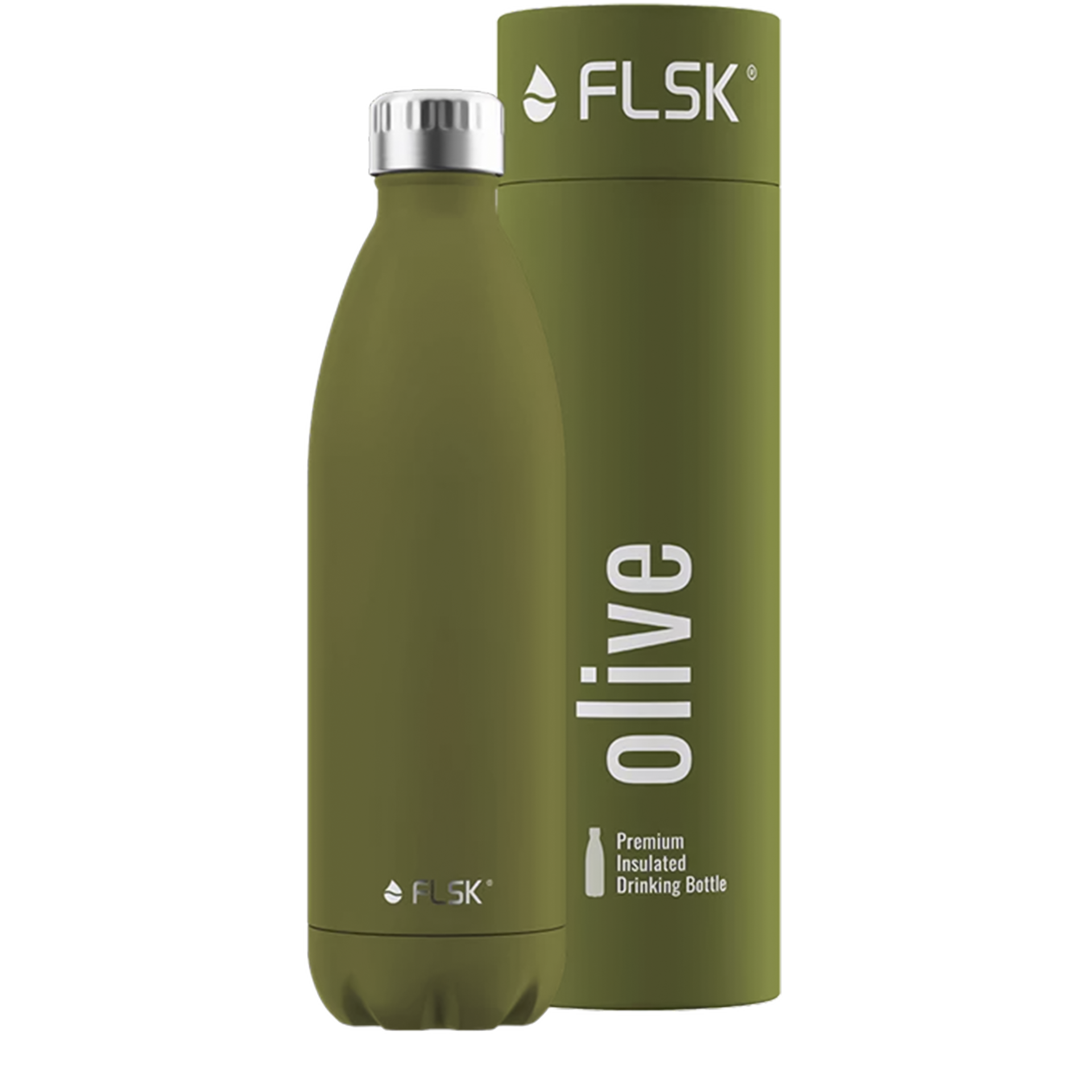 FLSK Trinkflasche Olive 1,00 l