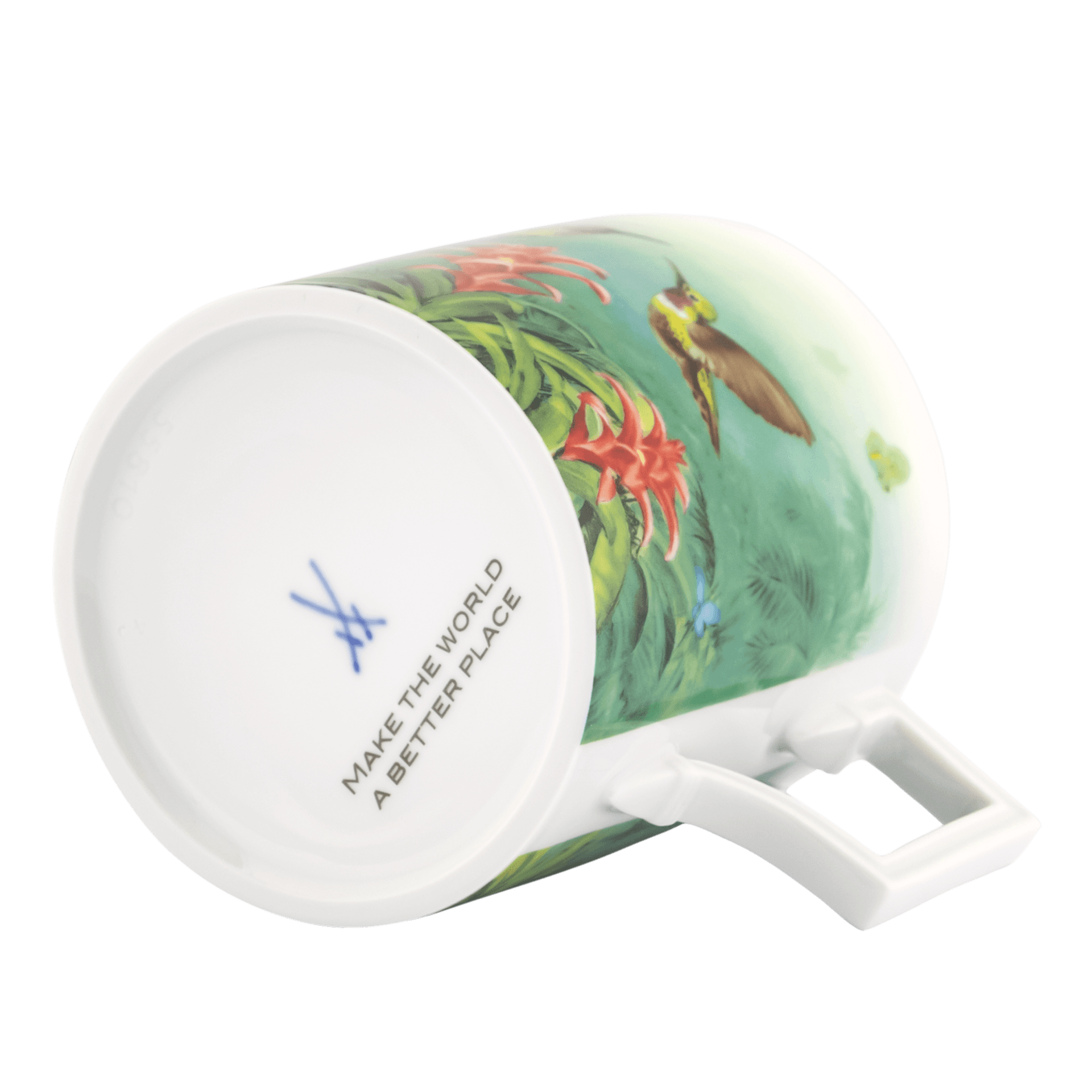 Meissen Amazonas Collection Henkelbecher Kolibris