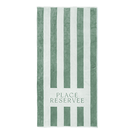 Place Reservee Beach Towel Eucalyptus