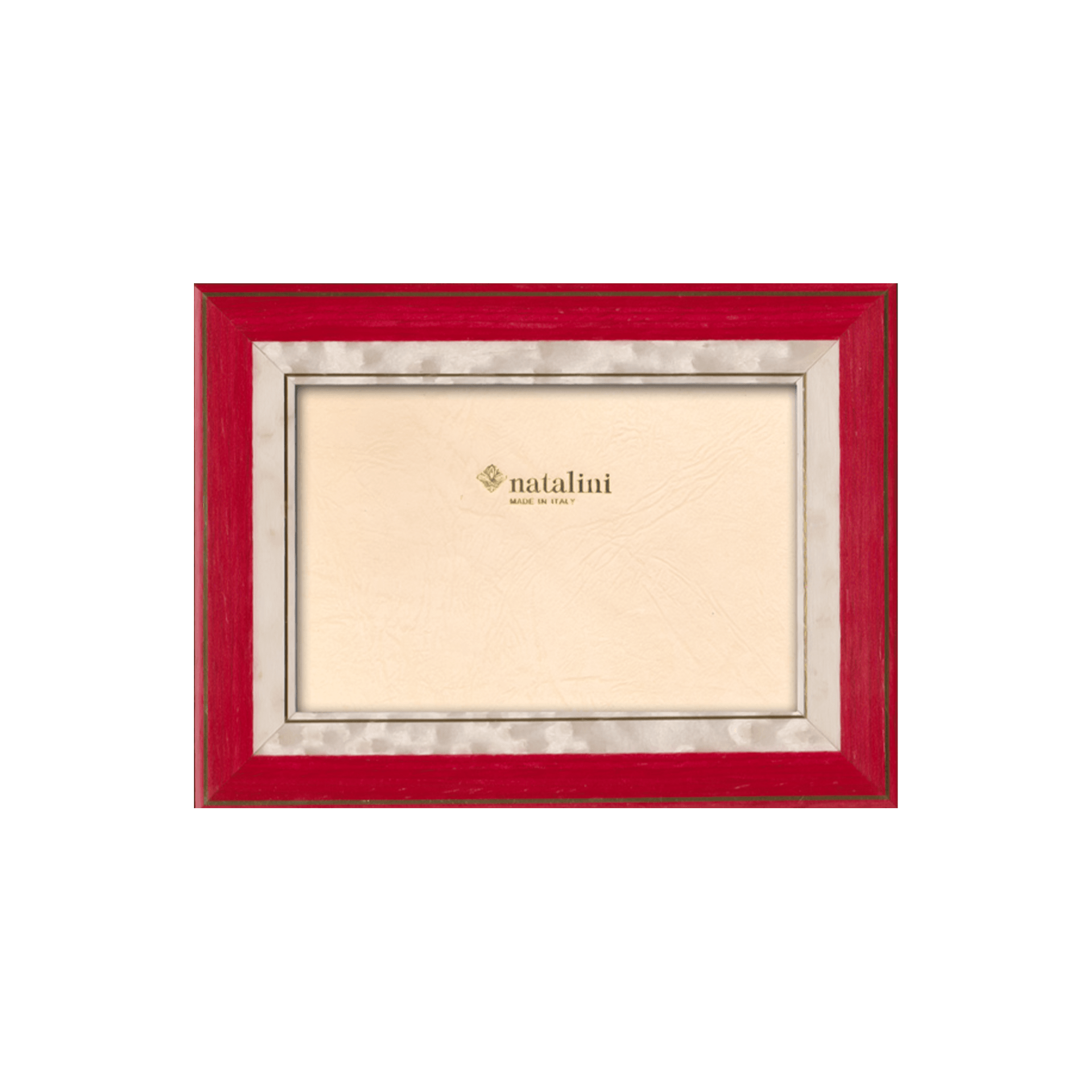Natalini Bilderrahmen Lorena Rosso Bianco 13x18 cm