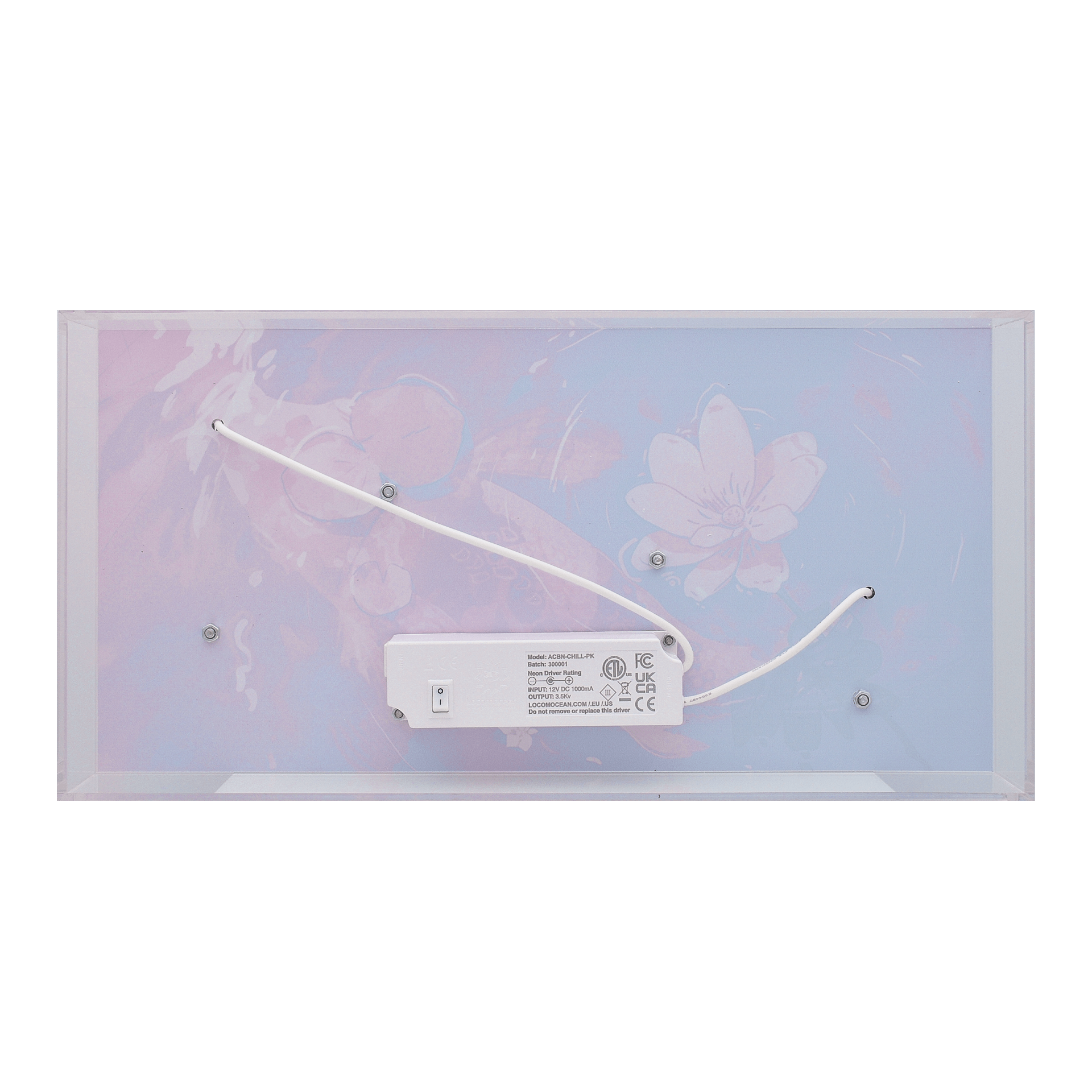 Locomocean Neonschild Chill pink