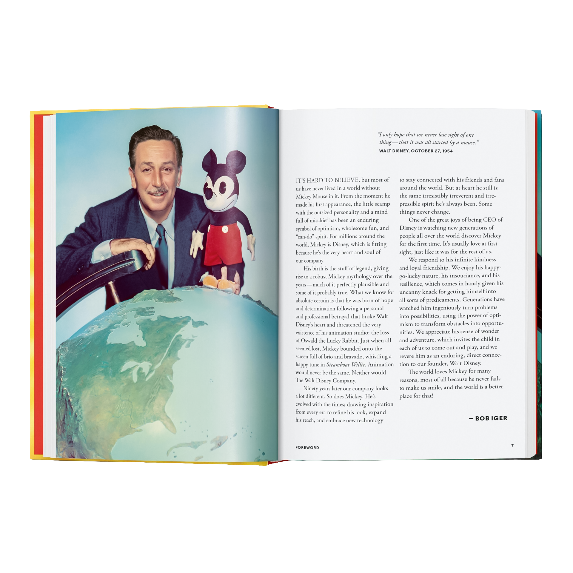 Coffee Table Book Walt Disneys Mickey Mouse. The Ultimative Chronicle, Micky Maus, Hemd, Kleiner Globus, Buch/Magazine, Poster