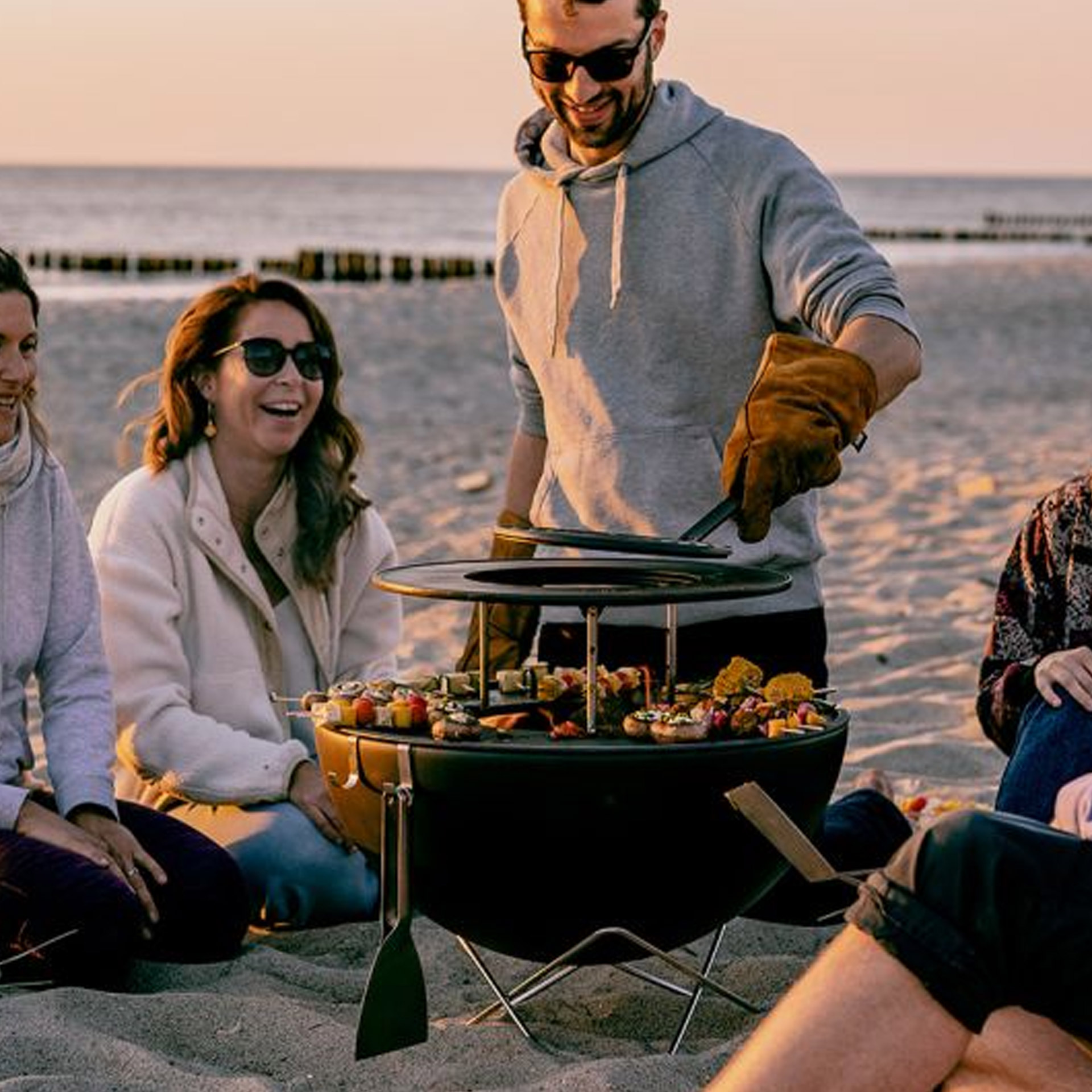 Sear Grate 57, Grill, Barbecue, Grillplatte, Sommer, Beach
