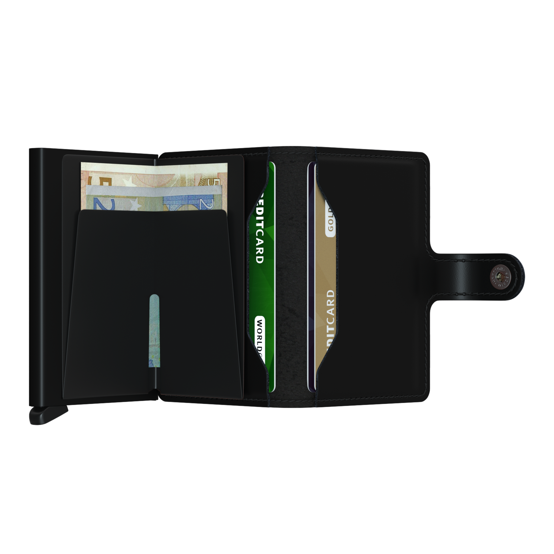 Miniwallet Black, 钱包, 卡包, 信用卡,  money