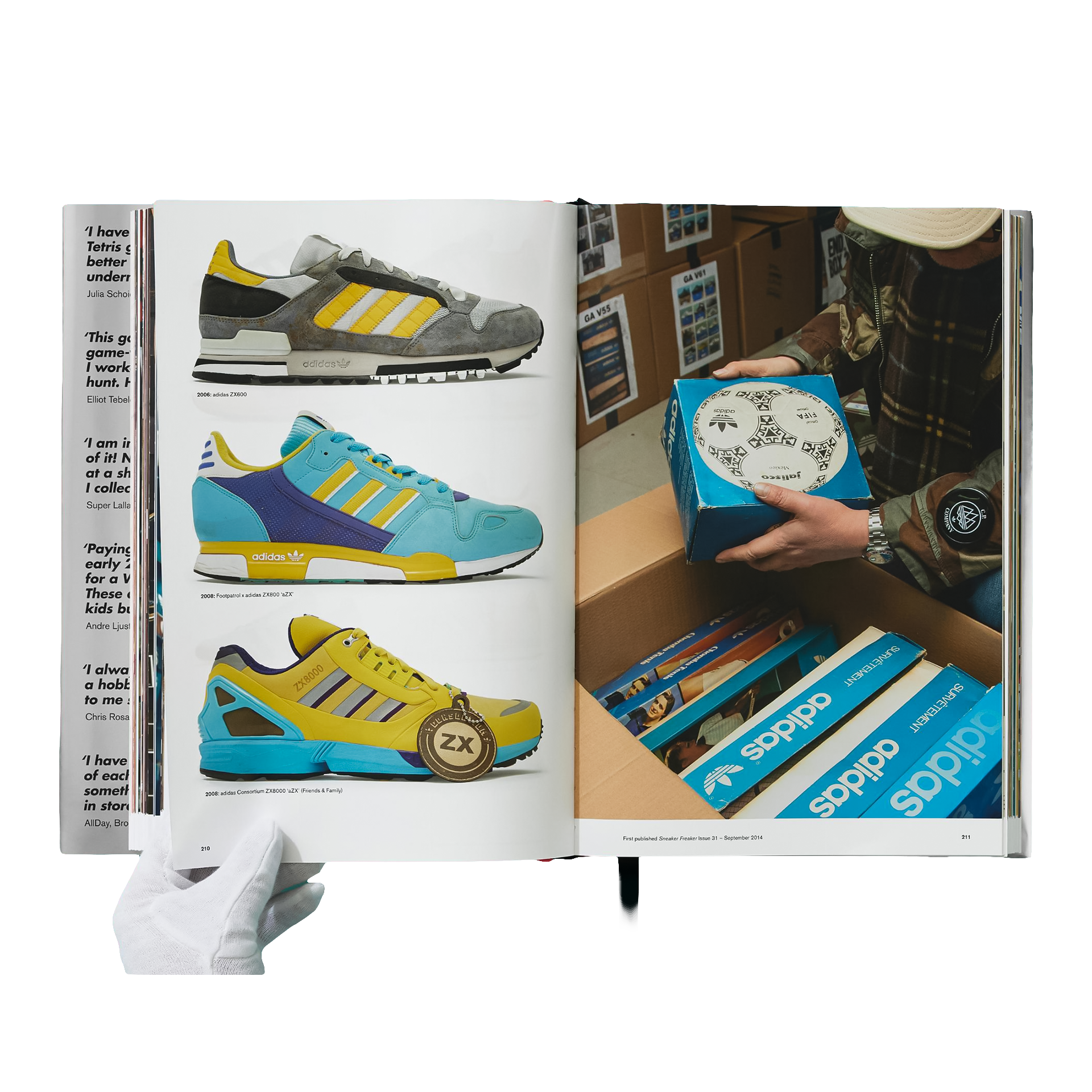 Coffee Table Book Sneaker Freaker. World's Greatest Sneaker Collectors, Sneaker, Laufschuh, Bunt, Adidas-Stil, Magazin-Katalog