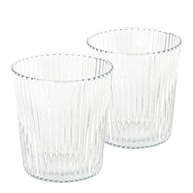 Paveau Ribbed Elegance Gläser White Haven