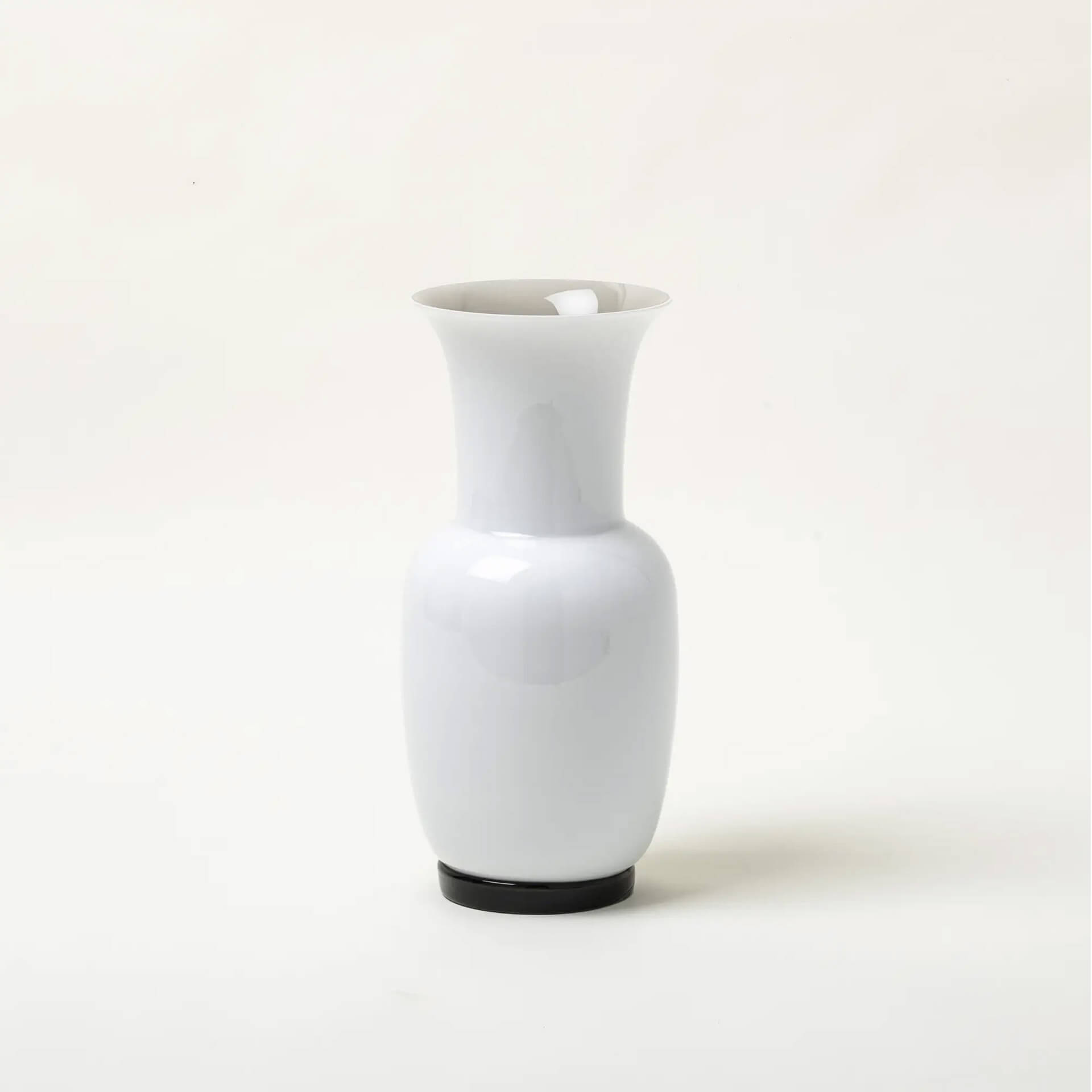 Venini Opalino Vase Snow