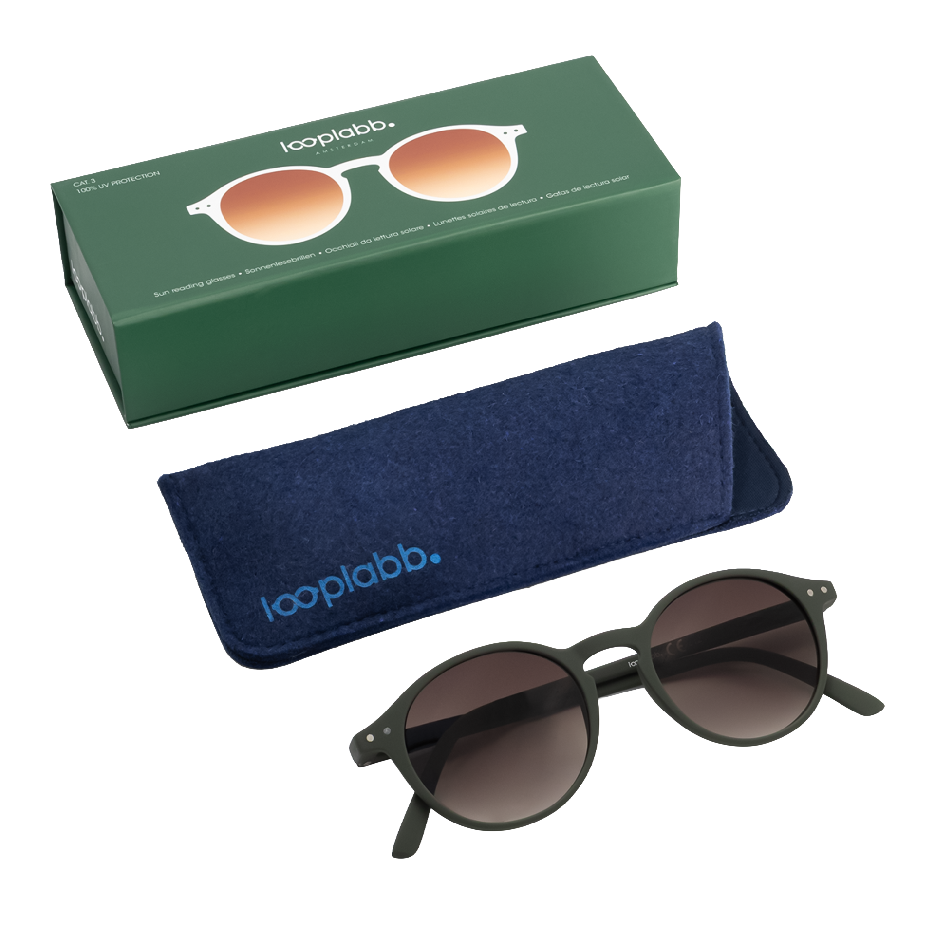 Looplabb Sonnenbrille FAUST SUN Olive Green