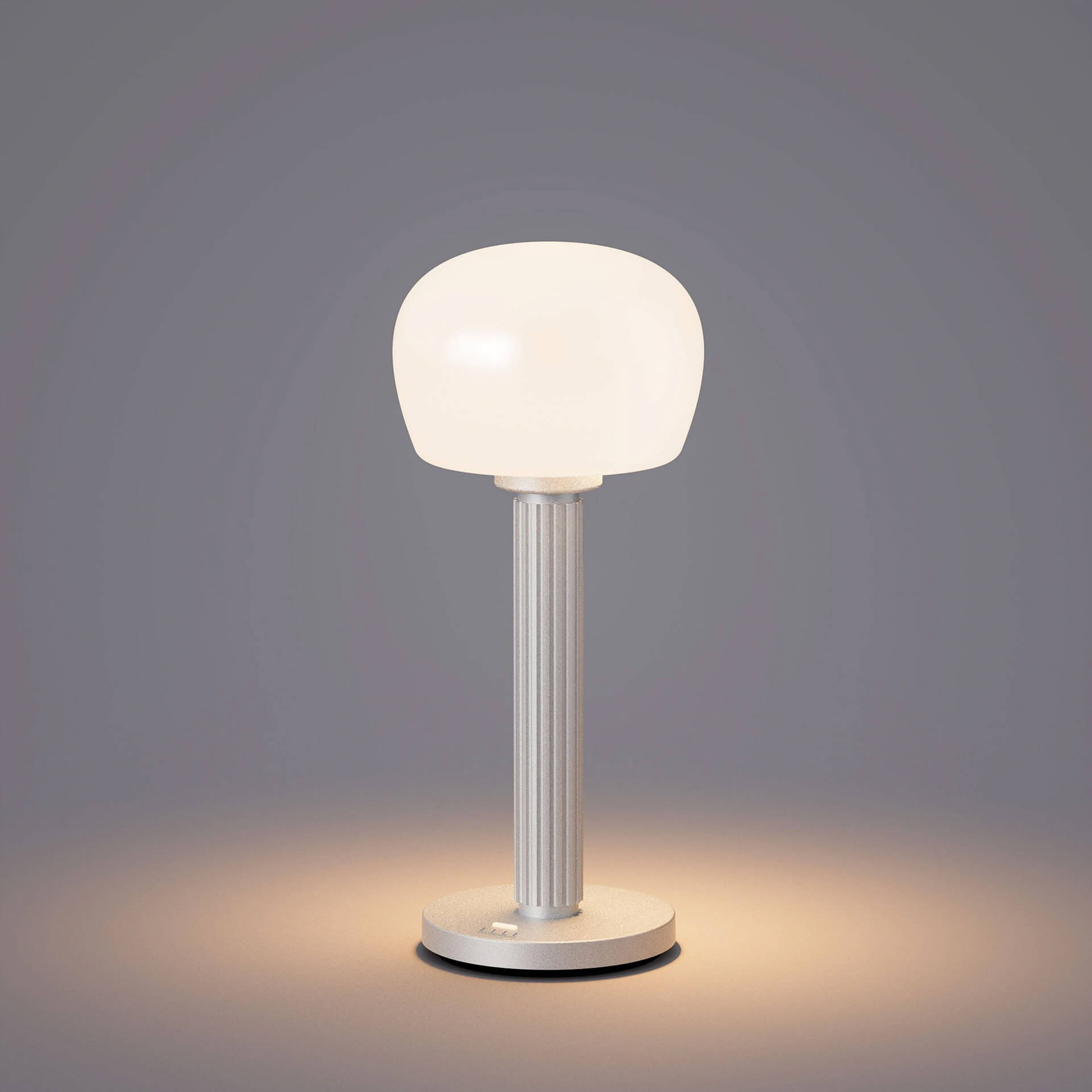 ELLE DECORATION LED Tischlampe VENDOME silber