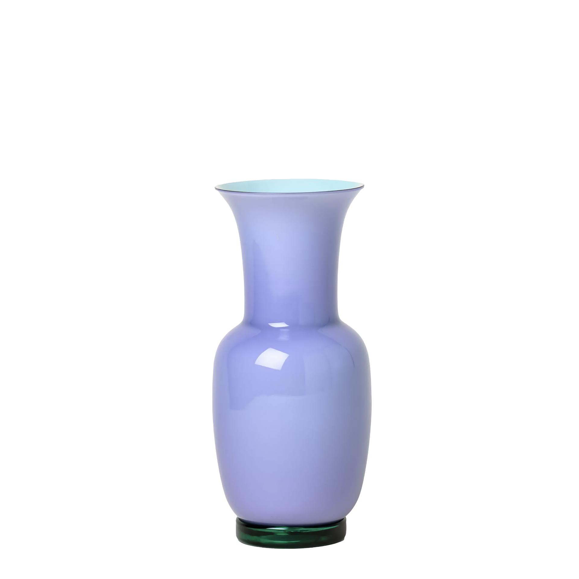 Vase Lilla Menta 30 cm, vaso, vase, porcelan, lila, glänzend