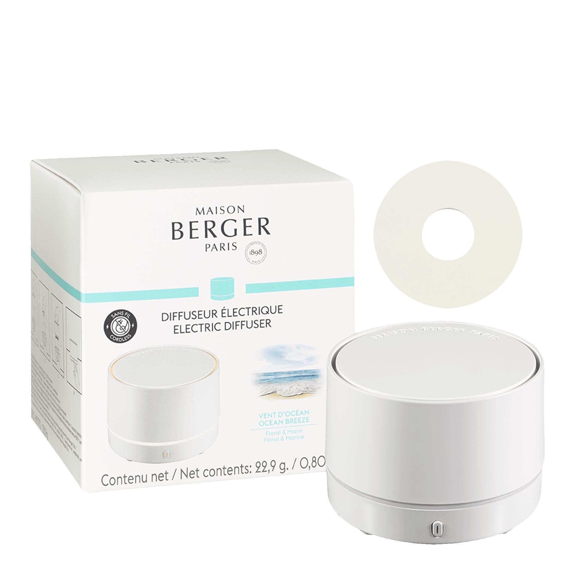 Maison Berger Diffusor Nomade Weiß