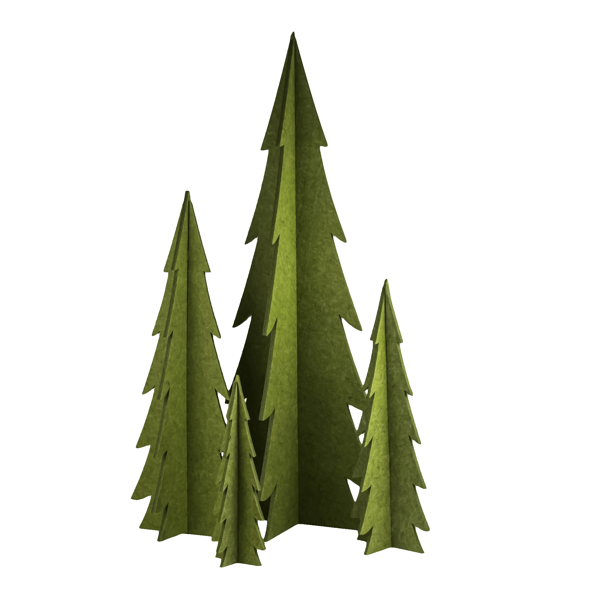 Scheulen Filztannenbaum 40 cm Grün