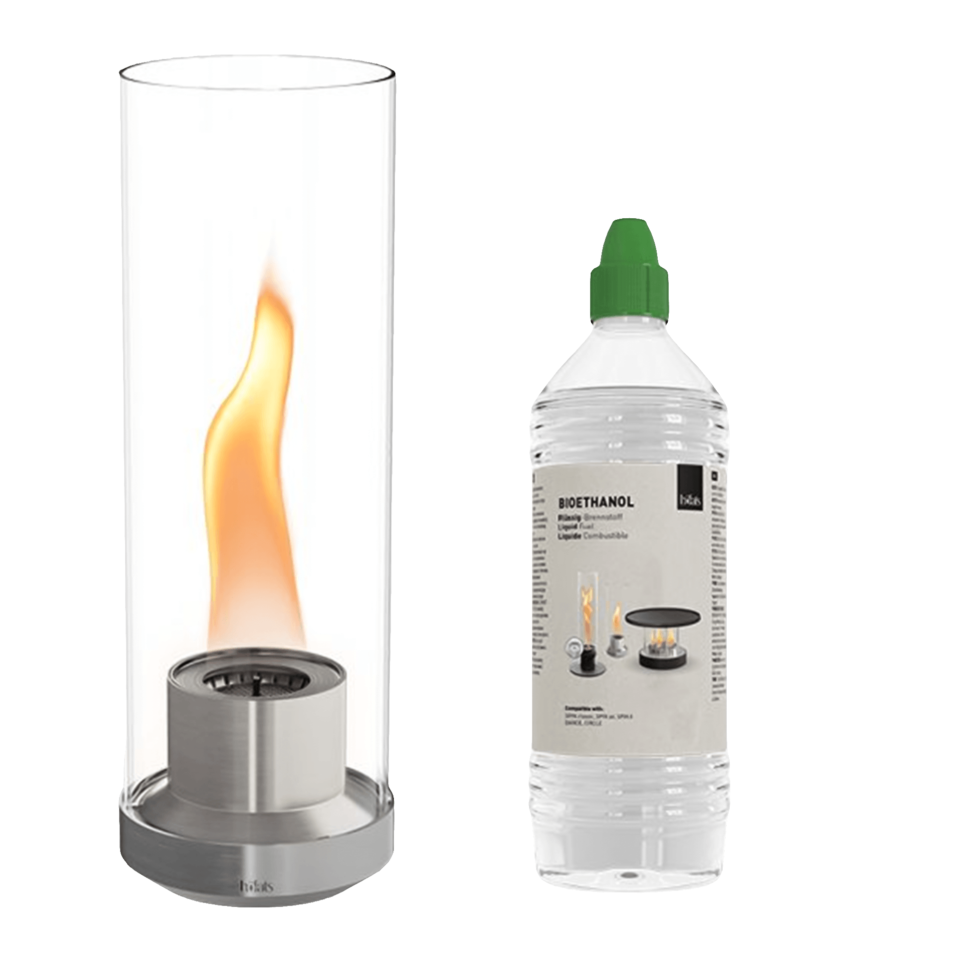 höfats Dance Tischfeuer 1200 Silber