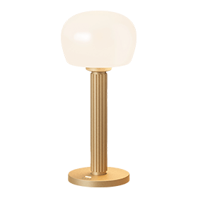 Elle Vendome Lampe Gold