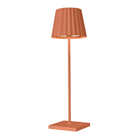 Sompex, MY, rechargeable LED table lamp dimmable, Tischlampe, Stehlampe, orange, Metall, schlicht