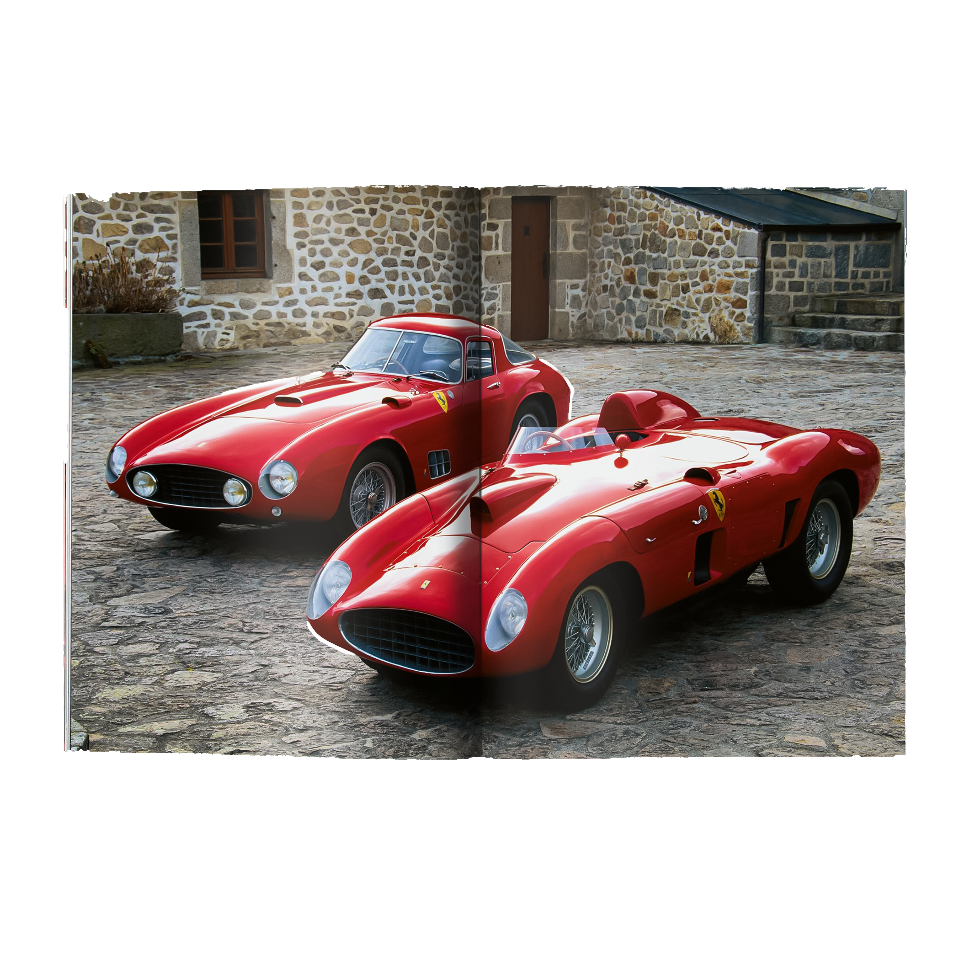 Coffee Table Book Ferrari, sportscar, rot, Klassikauto, Ferrari, Cabrio