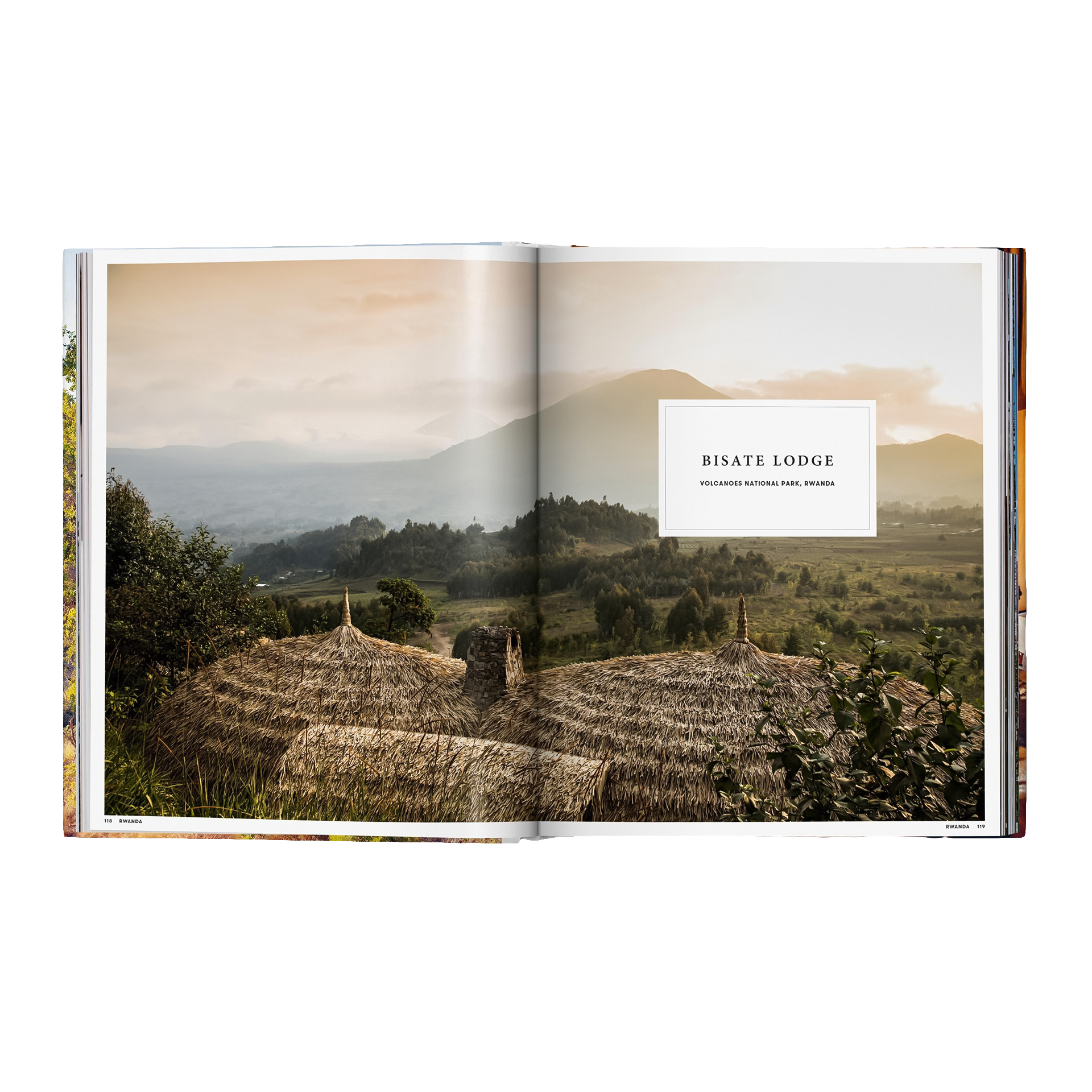 Coffee Table Book Great Escapes Africa, Häuss Dach, Reetdachhäuser, Ländliches Dorf, Berge, Landschaft