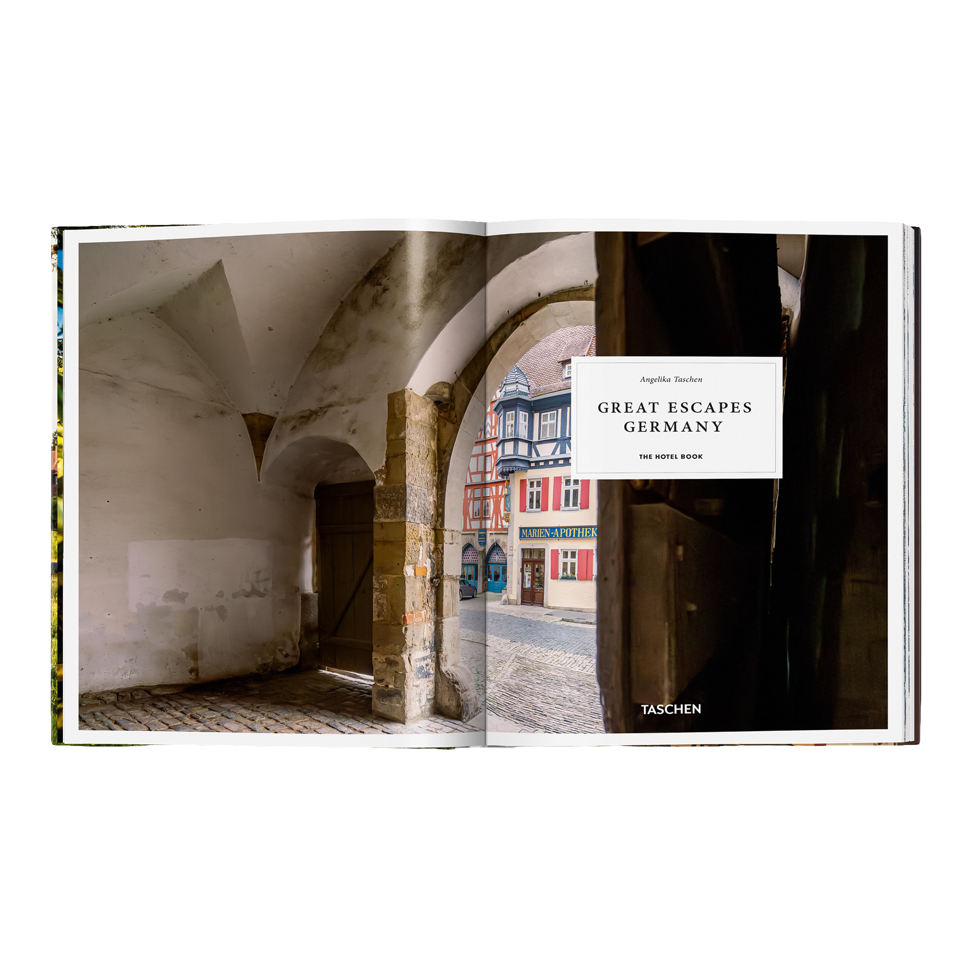 Coffee Table Book Great Escapes Germany, Fotobuch, Architektur, Steinbogen, Kobbelstein, historische Stadt