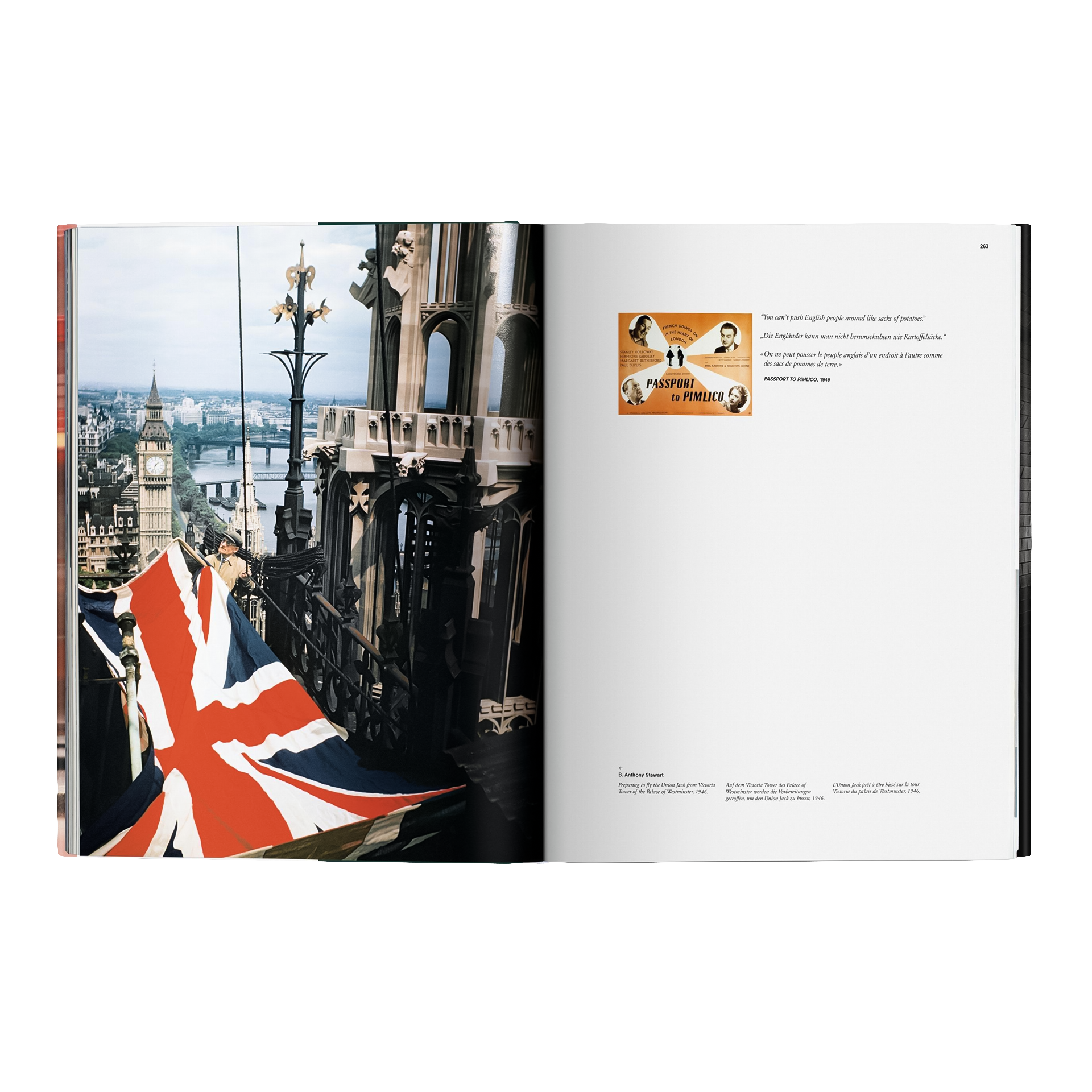 Coffee Table Book London, Union Jack, Flag, Flag am Gebäude, Gotische Architektur, Stadtansicht