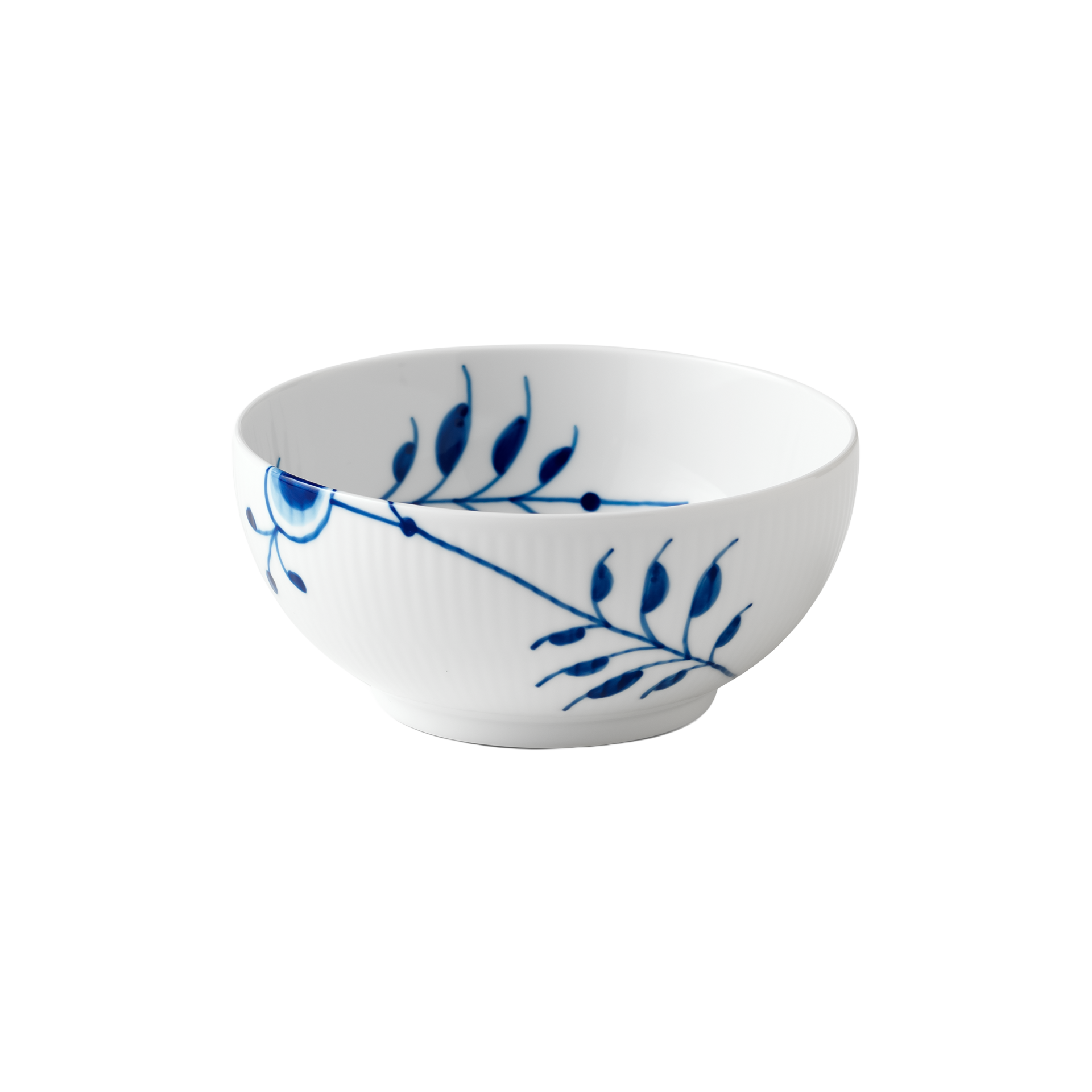 Royal Copenhagen Schale Mega Gerippt Blau 15,5 cm