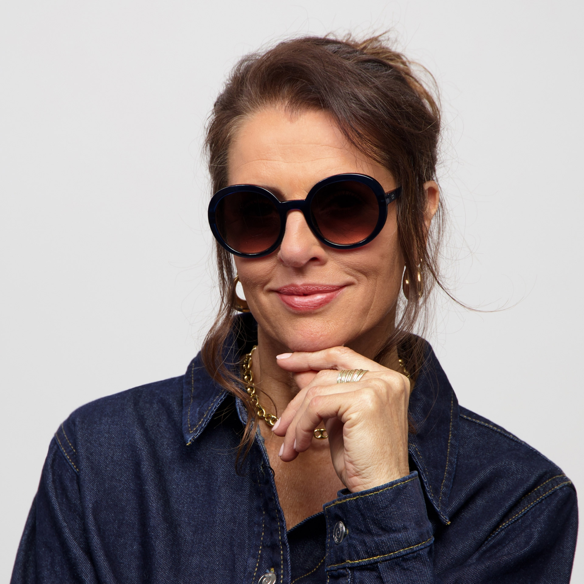 Looplabb Sonnebrille JANE SUN Marine