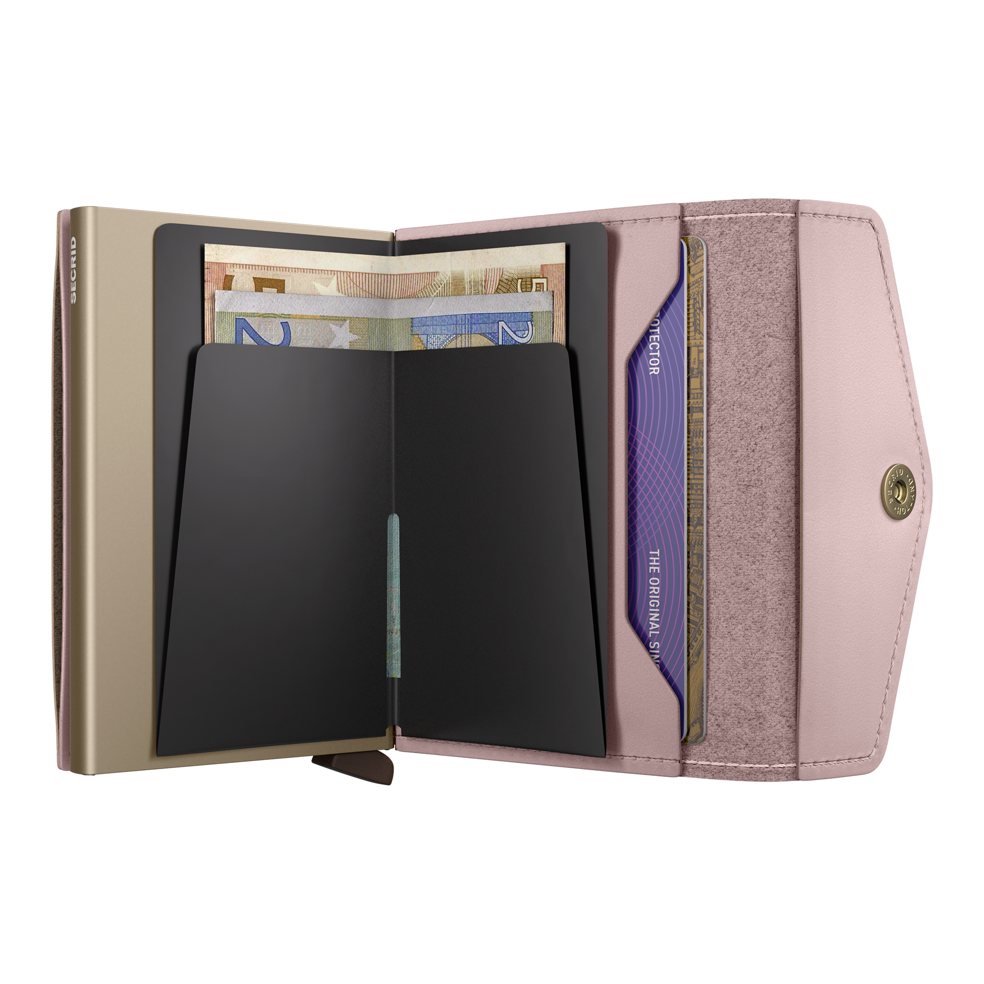 Envelope Wallet Ballet, Wallet, Card holder, Geldfach, Rosa Geldbörse, Falttasche