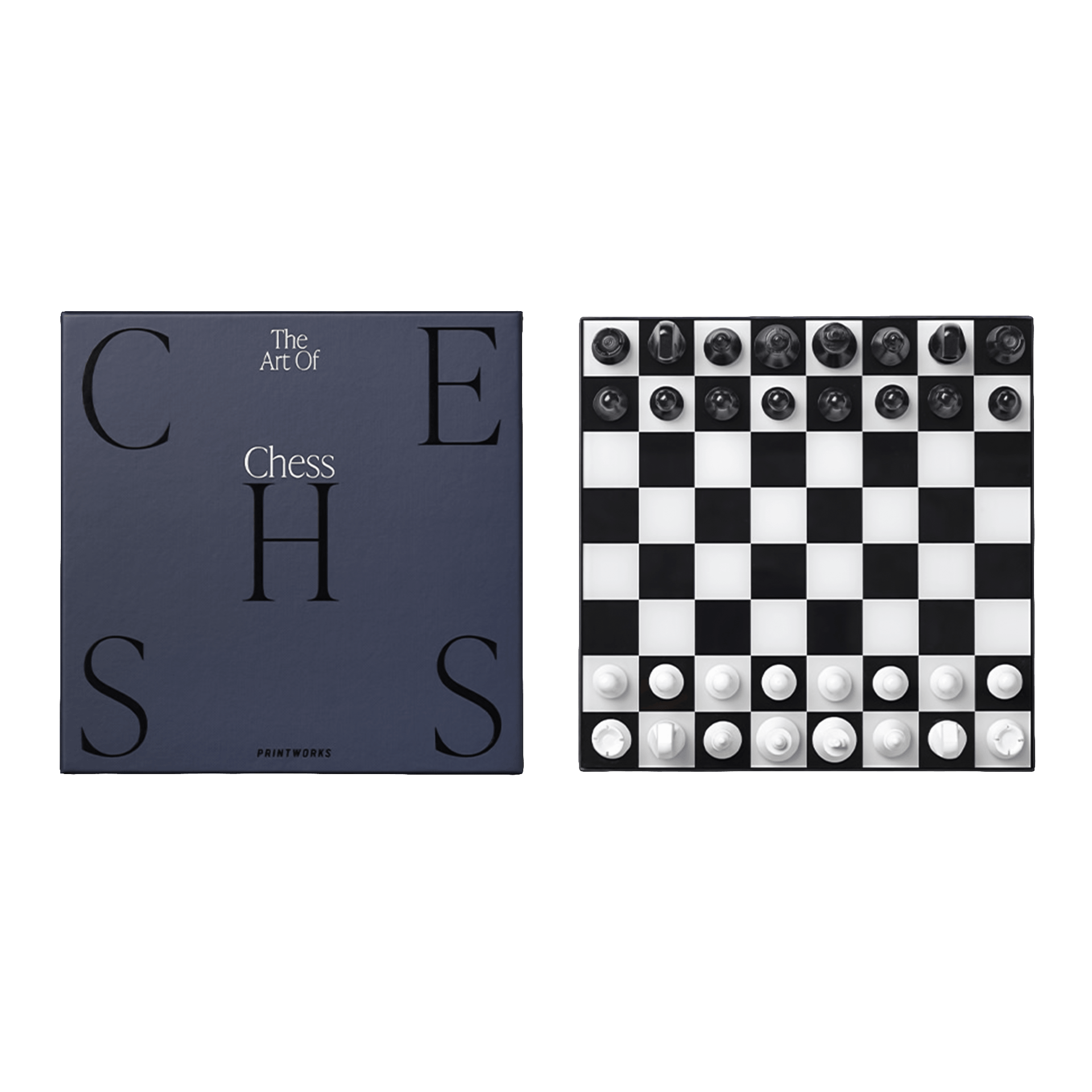 PRINTWORKS Classic Chess Schwarz