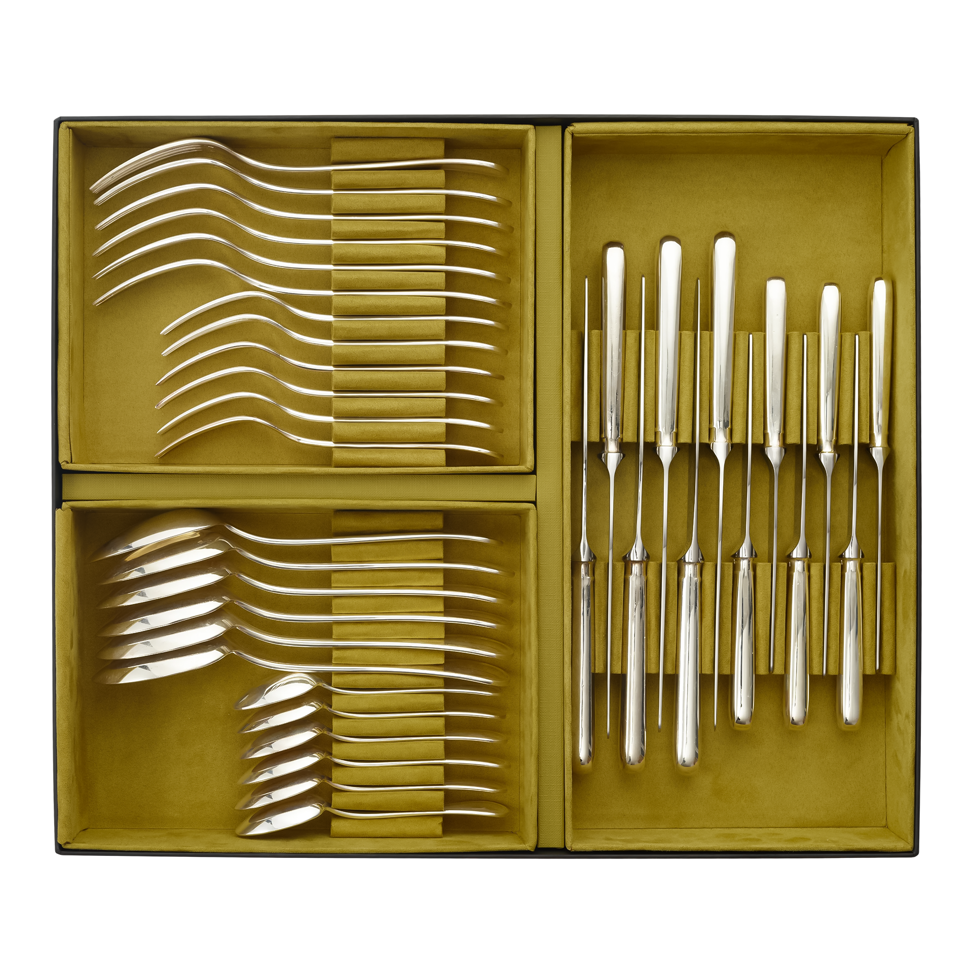 Christofle Besteckset Perles Edelstahl