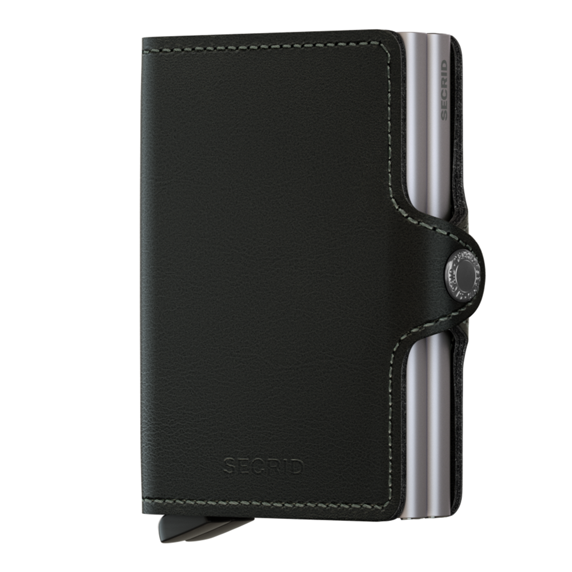 Secrid Twinwallet Original Schwarz, Hülle, Leder, Schwarz, Stifthalter, Kartenfächer