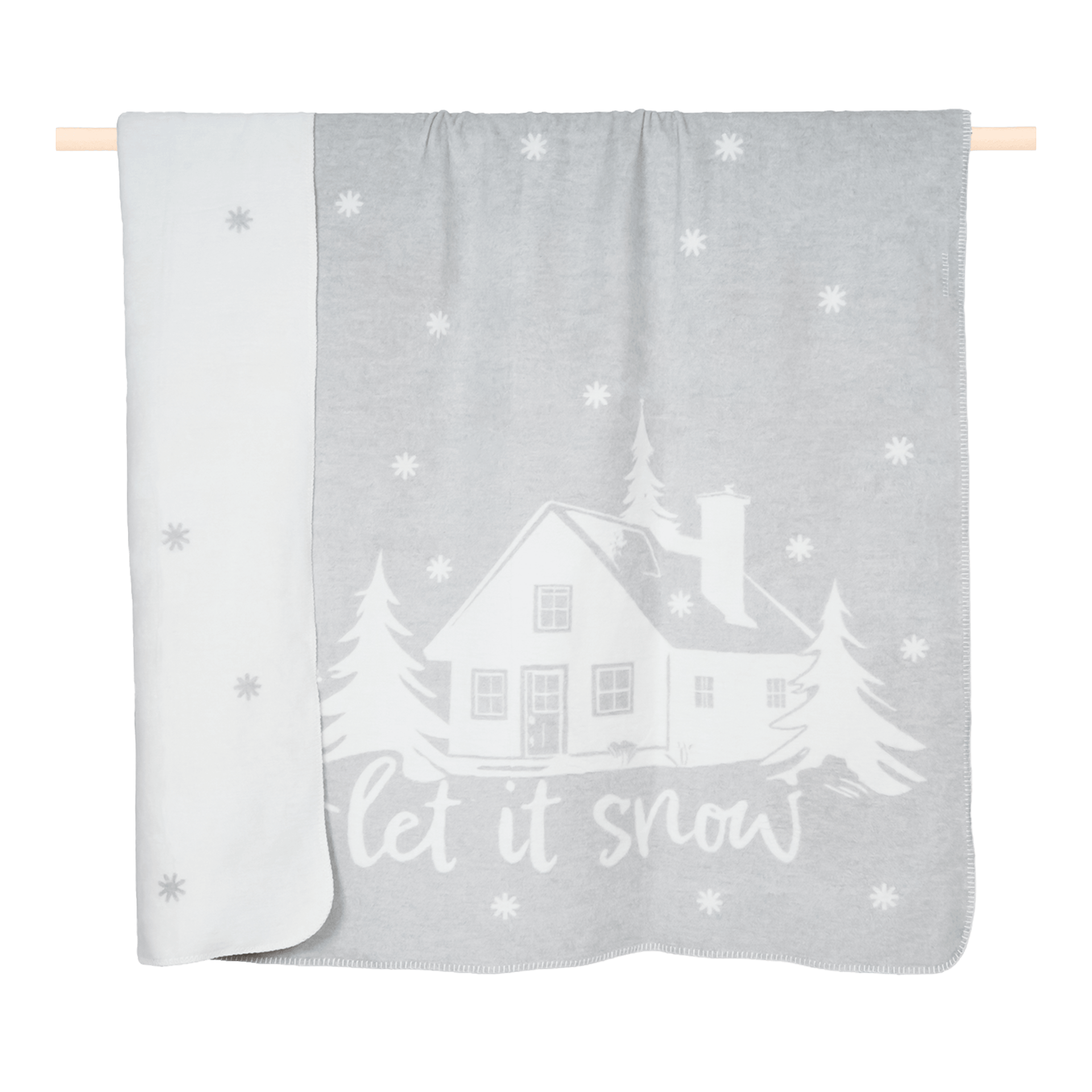 pad LETITSNOW Decke Hellgrau