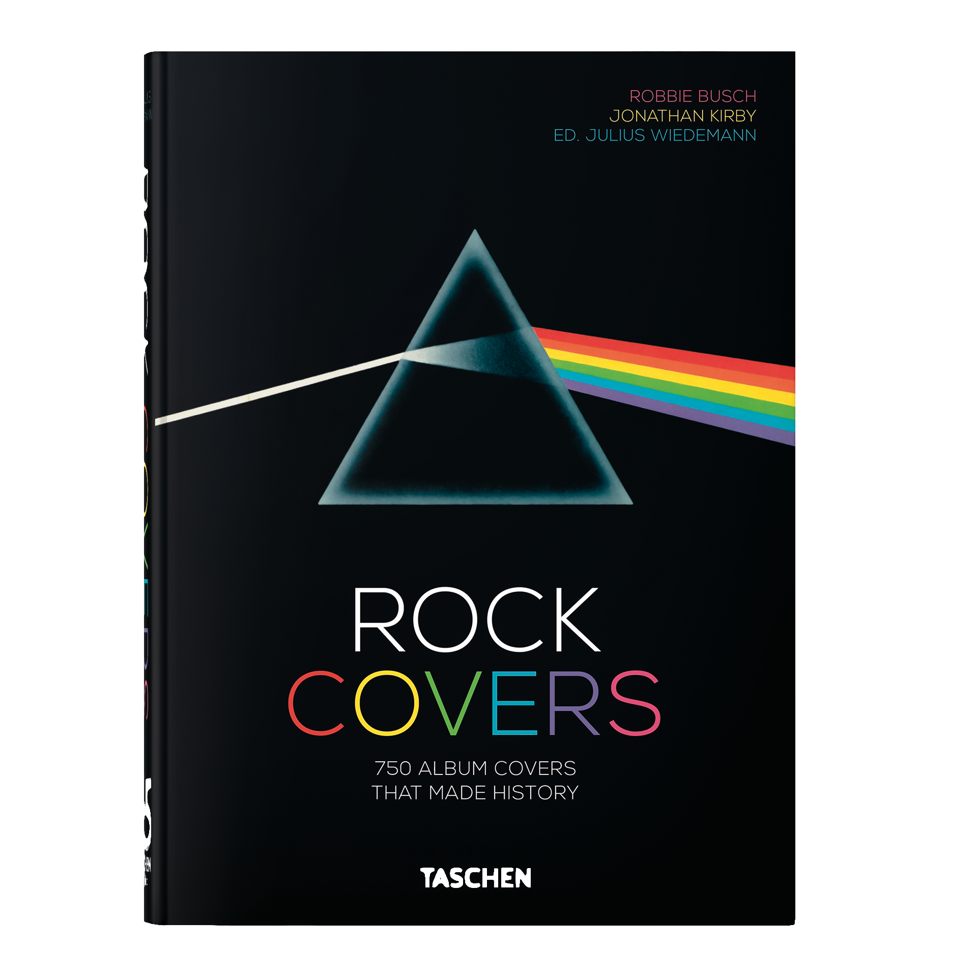 Coffee Table Book Rock Covers, Rock Covers, Album Covers, Rainbow Stripe, Dreieckige Prismen, Hardcover Buch